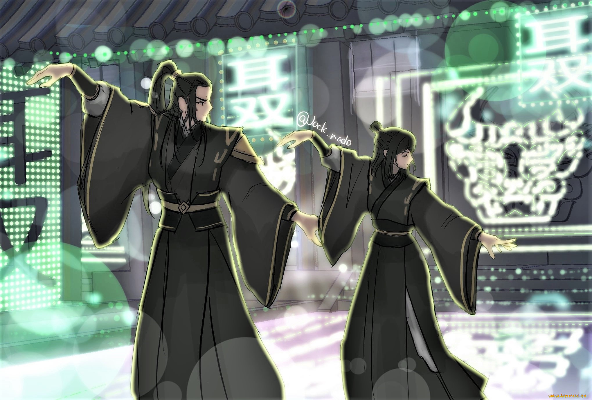 аниме, mo, dao, zu, shi, не, минцзюе, хуайсан, танец