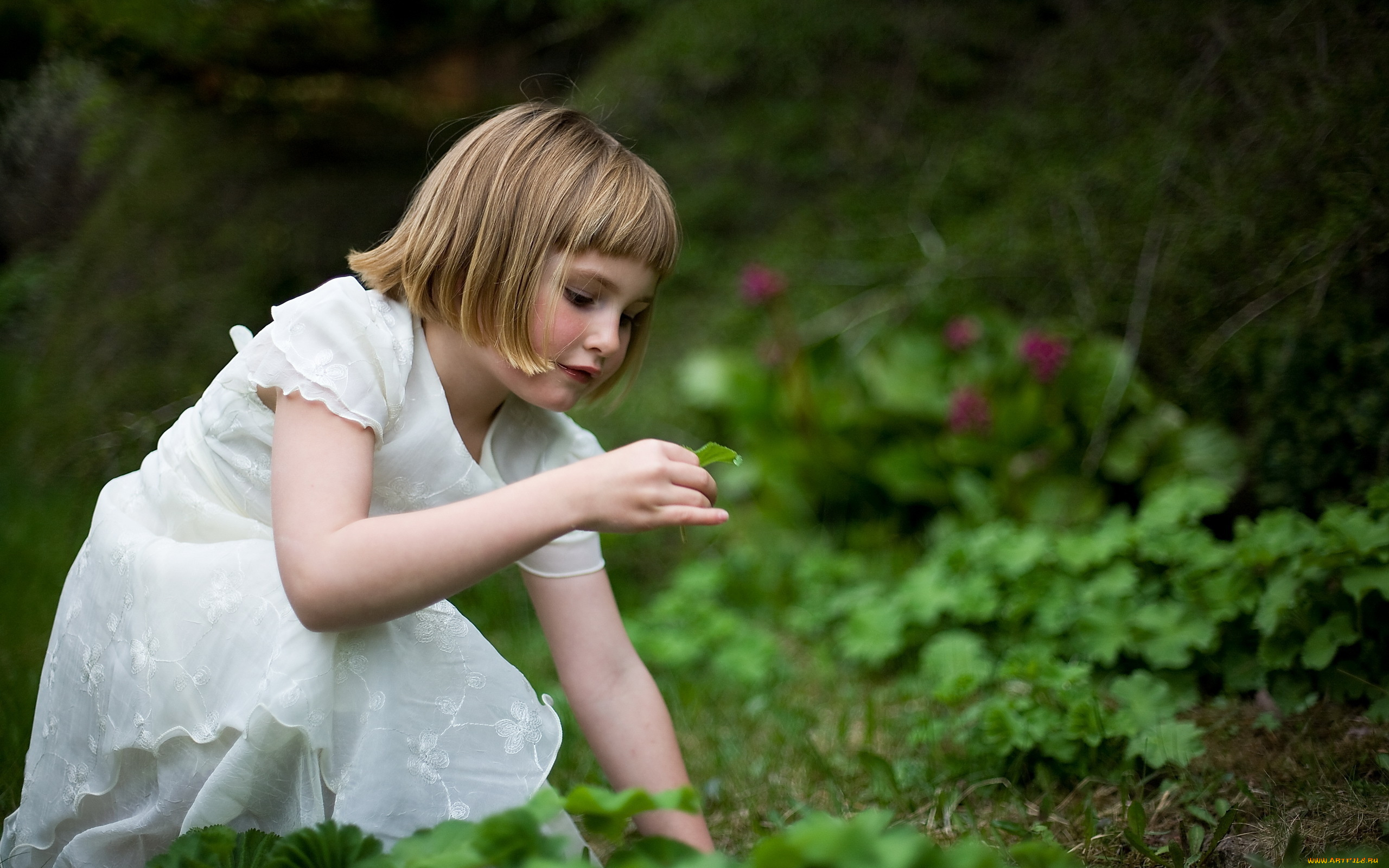 разное, люди, девочка, листок