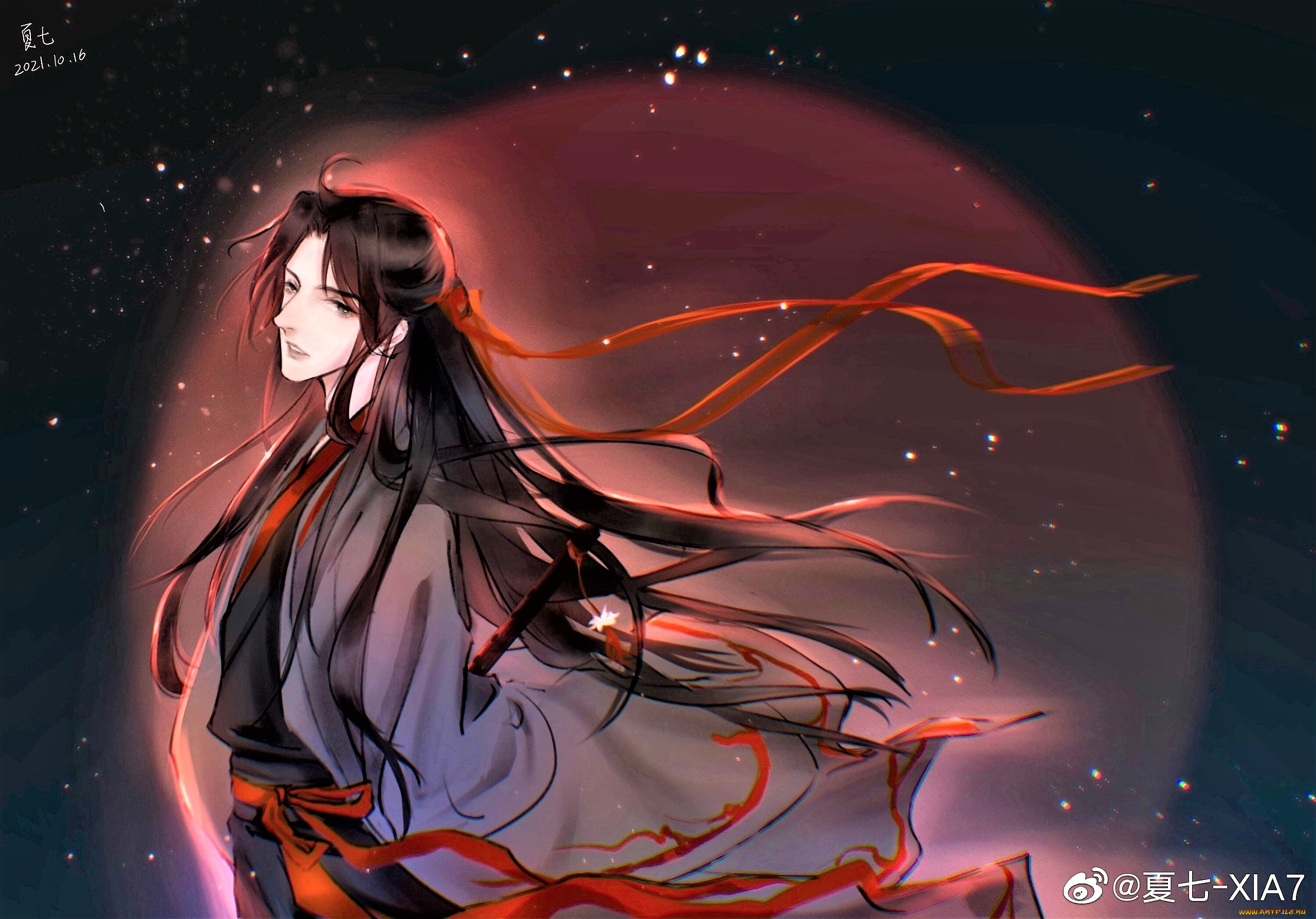 аниме, mo, dao, zu, shi, вэй, усянь, луна