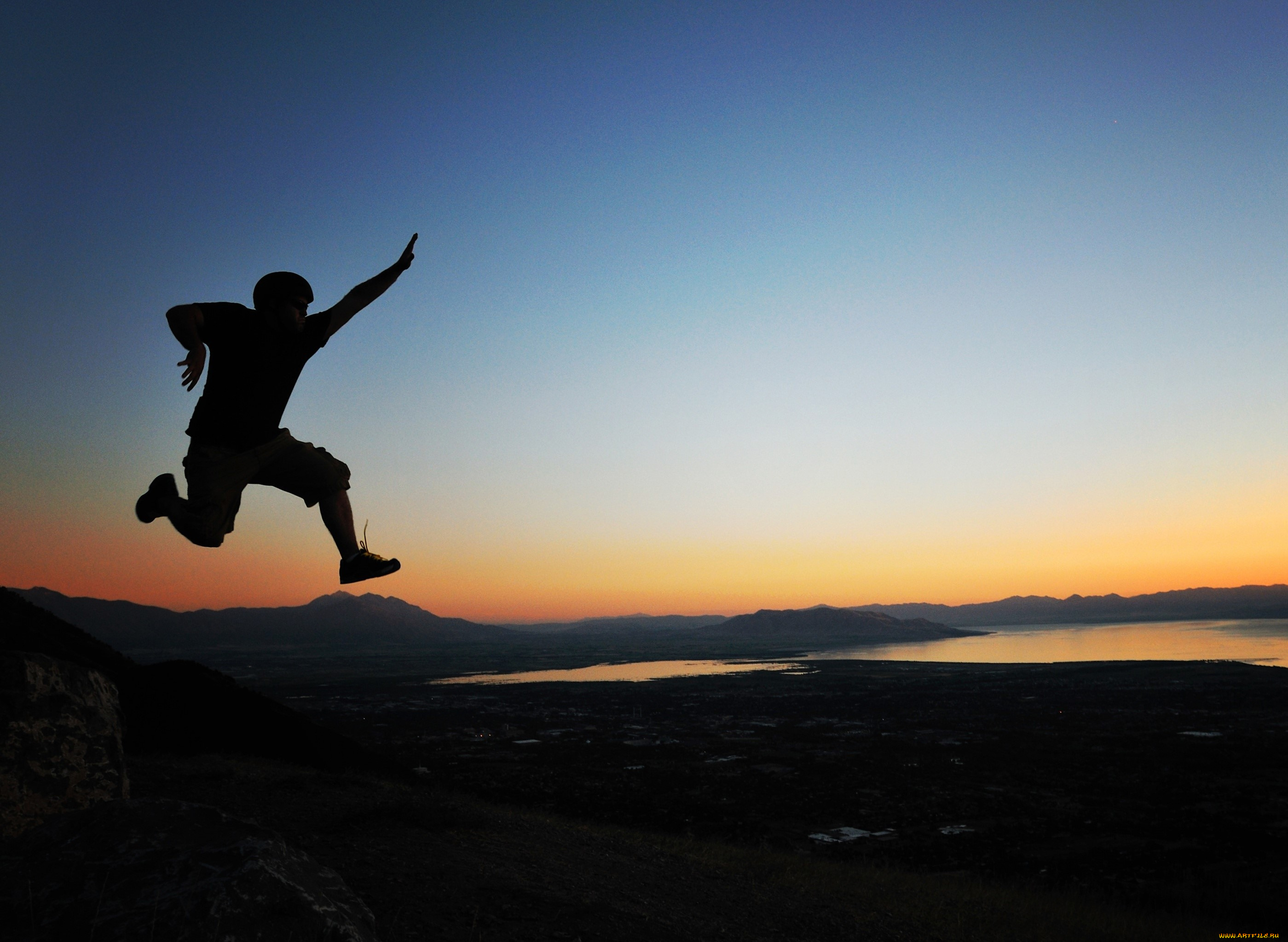 мужчины, -unsort, человек, прыжок