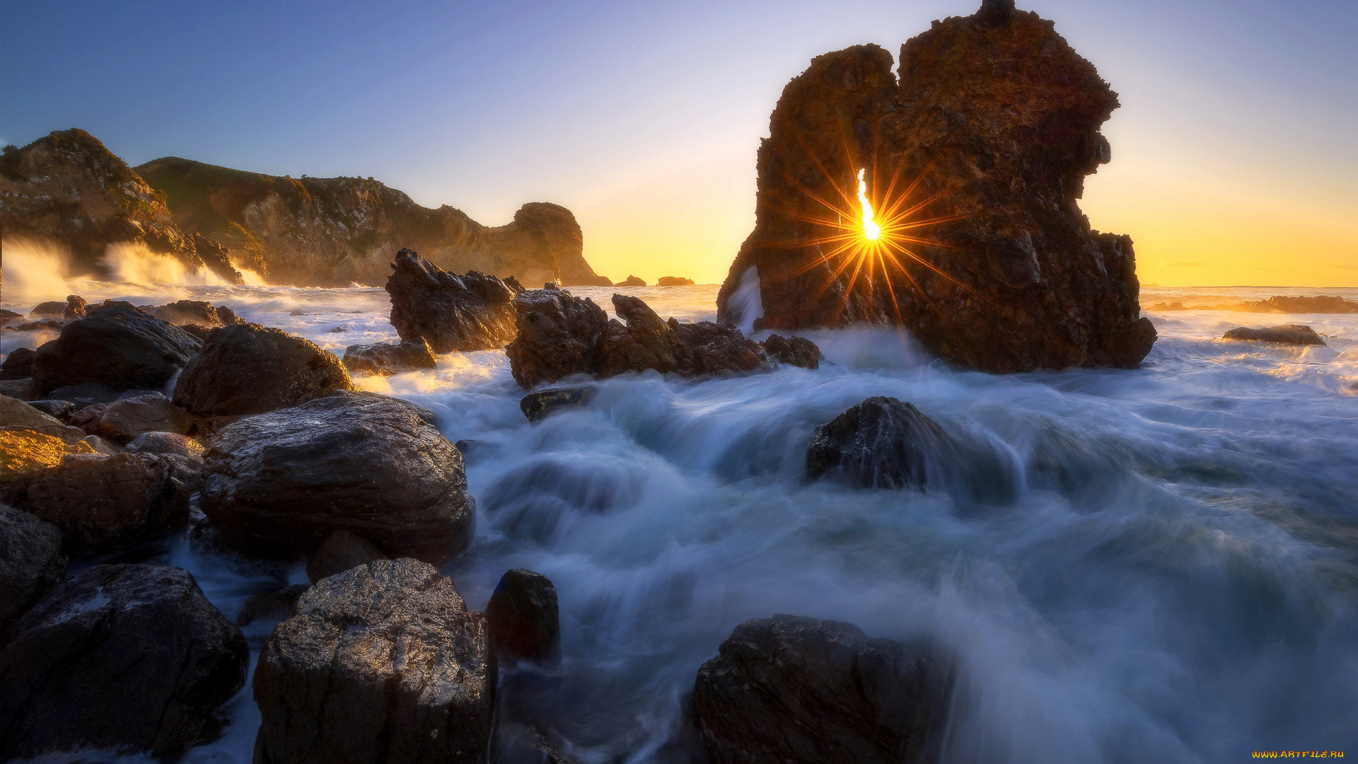 eye, of, karitane, new, zealand, природа, побережье, eye, of, karitane, new, zealand