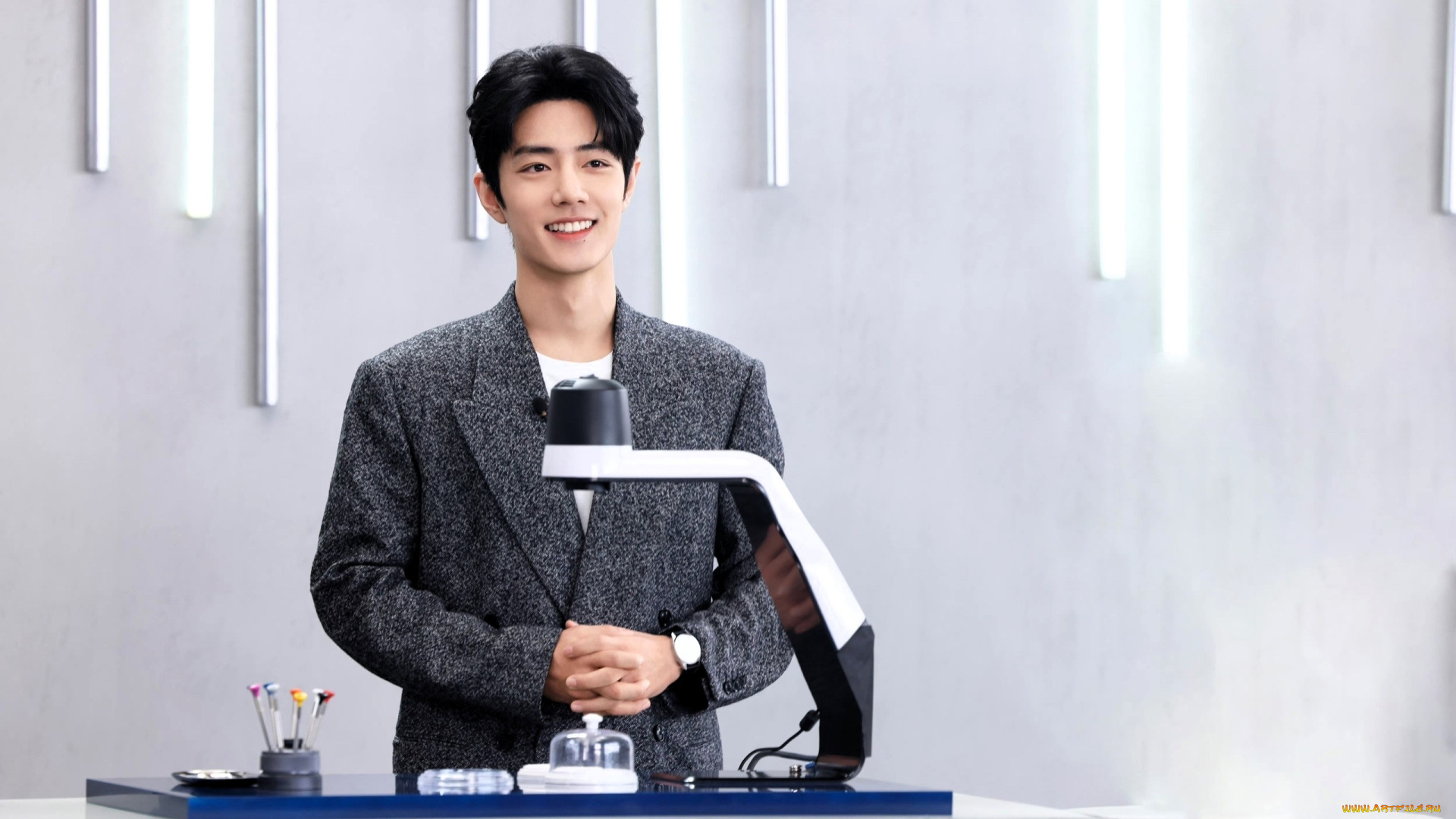 мужчины, xiao, zhan, актер, пиджак, техника