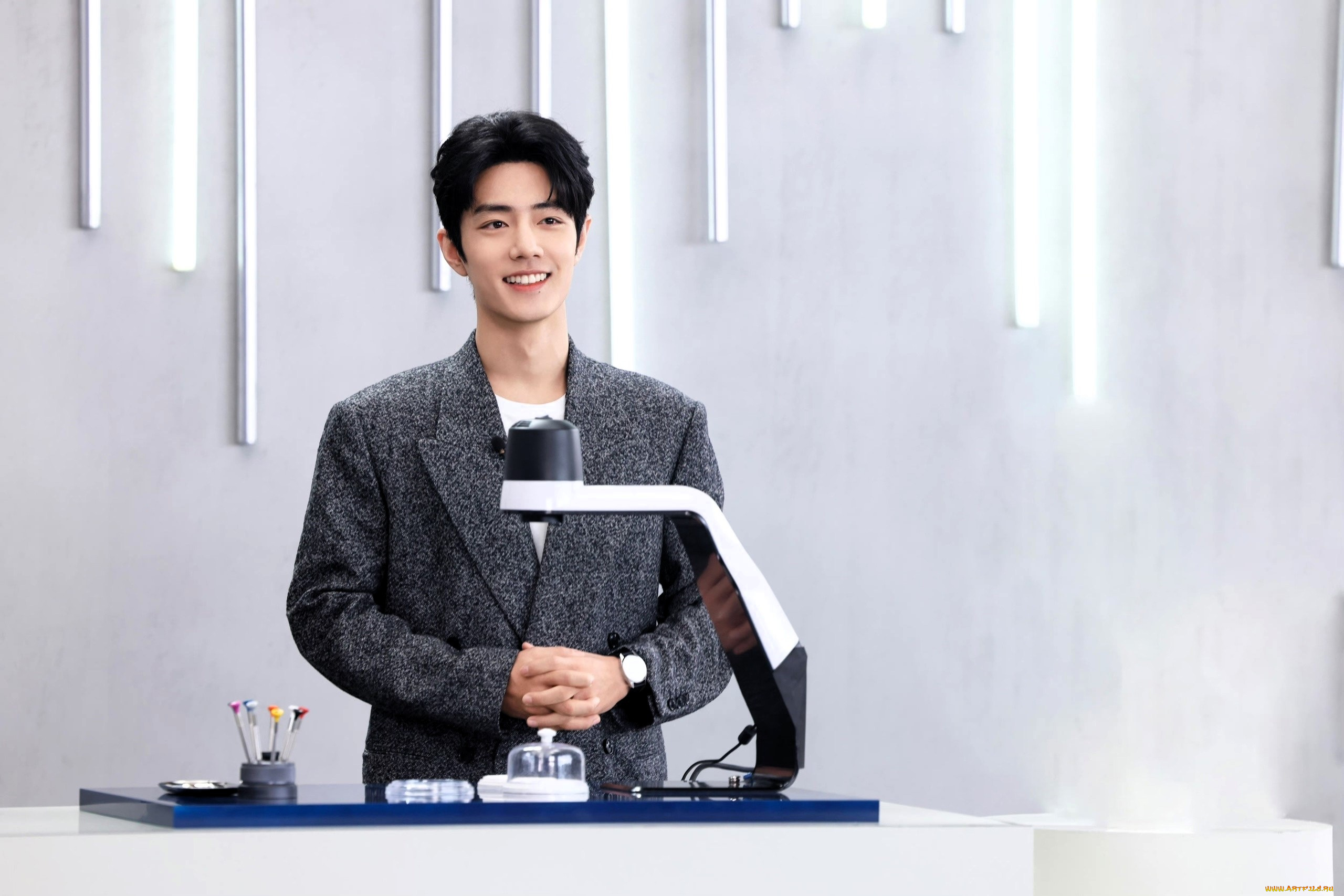 мужчины, xiao, zhan, актер, пиджак, техника