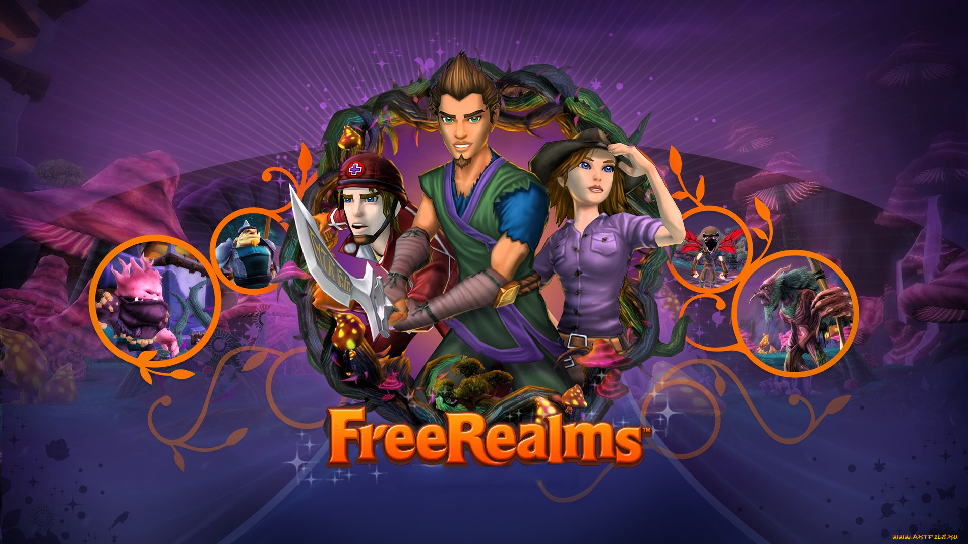 видео, игры, free, realms, персонажи, меч