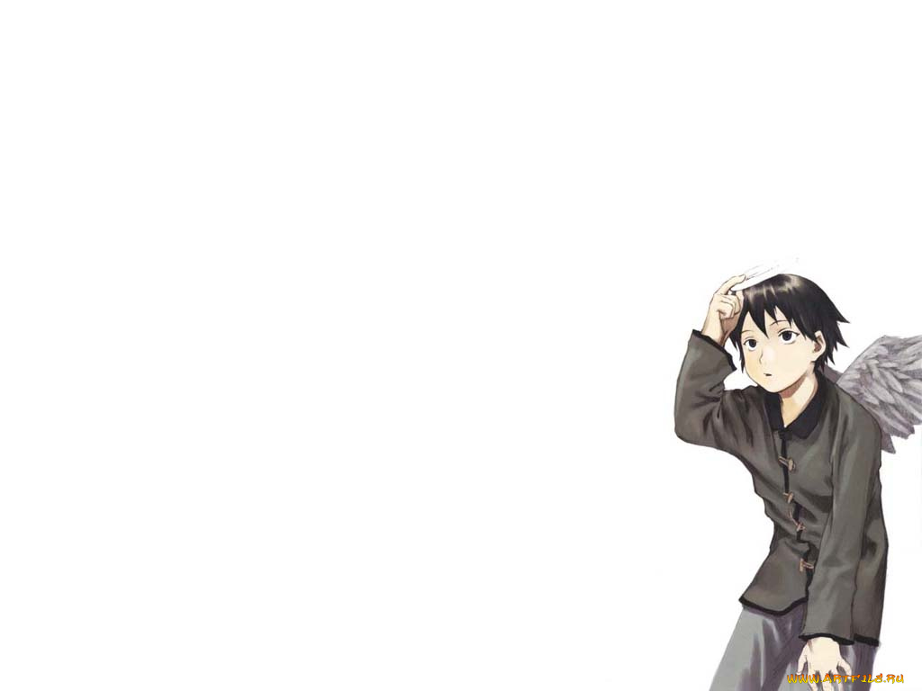 аниме, haibane, renmei