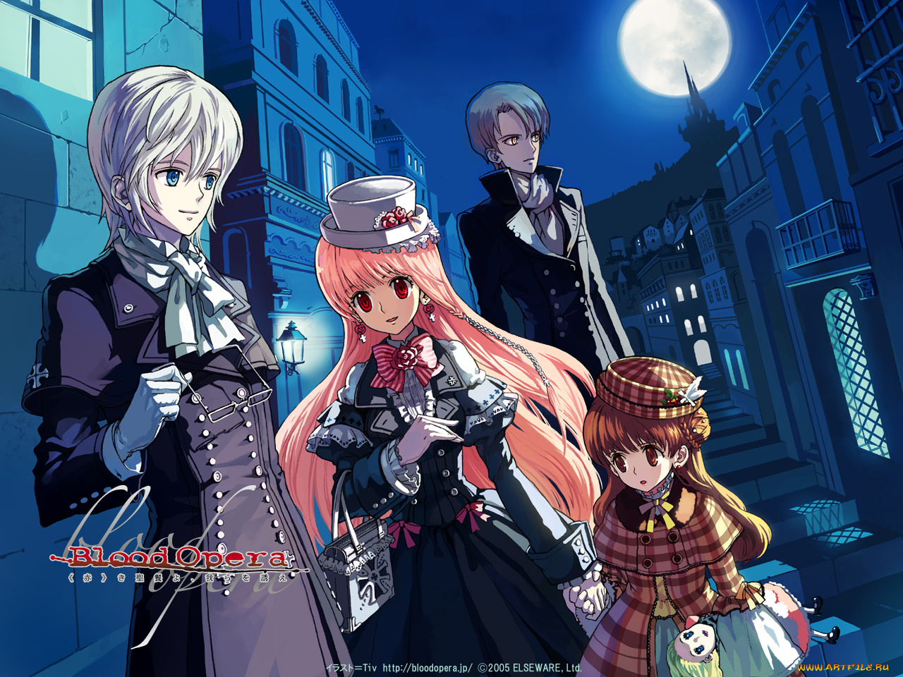 аниме, blood, opera