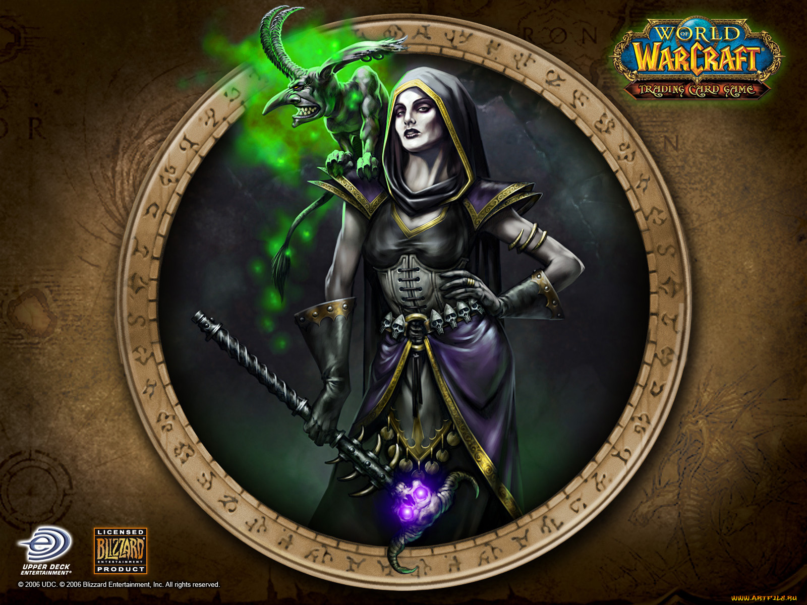 видео, игры, world, of, warcraft, trading, card, game