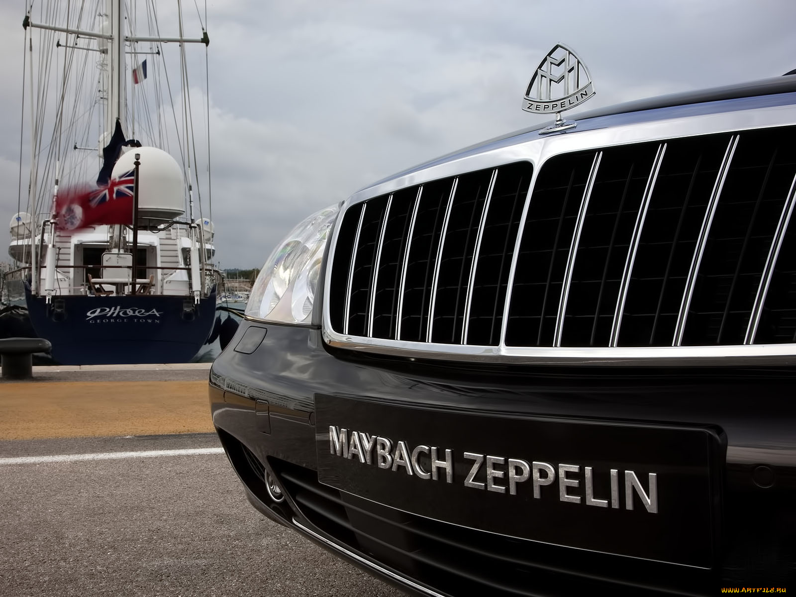 maybach, 62, zeppelin, автомобили, фрагменты, автомобиля