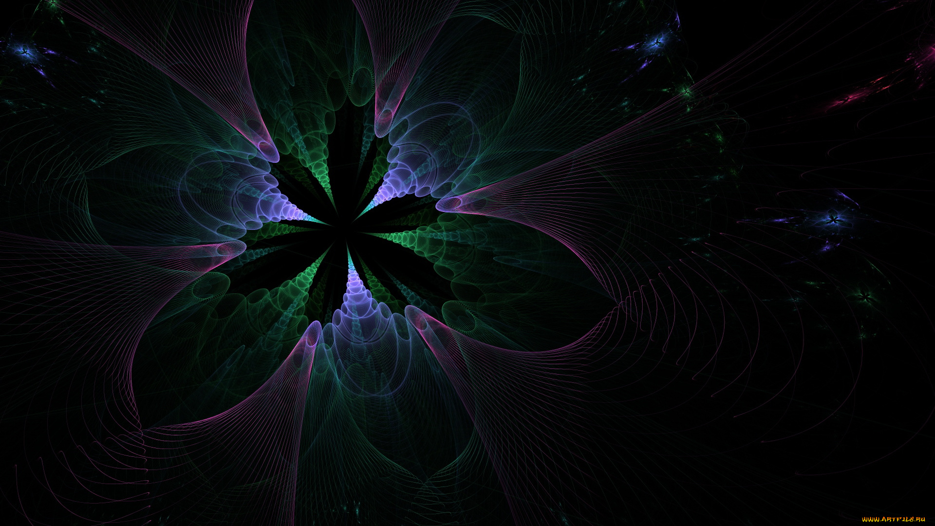 3д, графика, fractal, фракталы