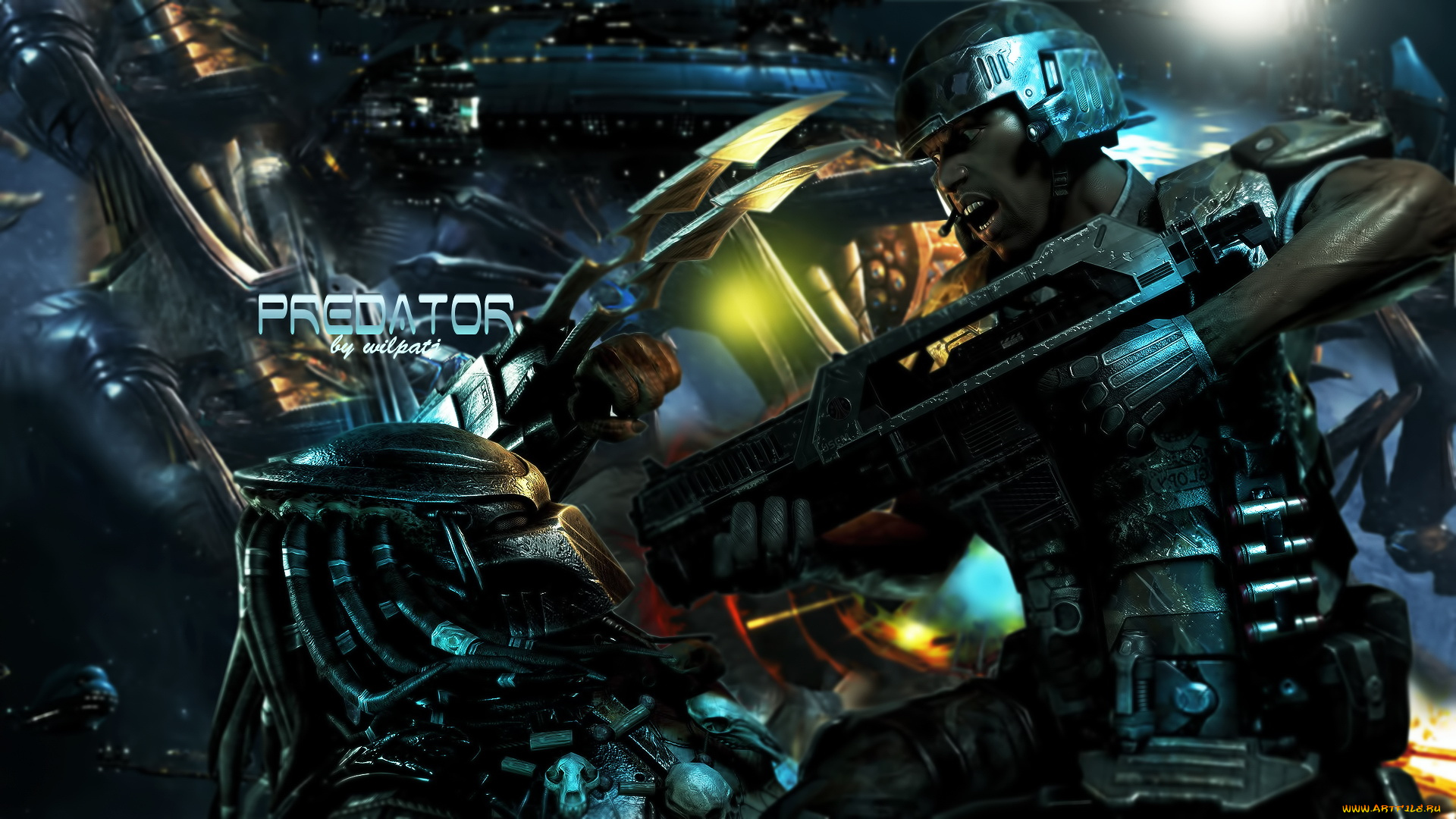 aliens, vs, predator, видео, игры