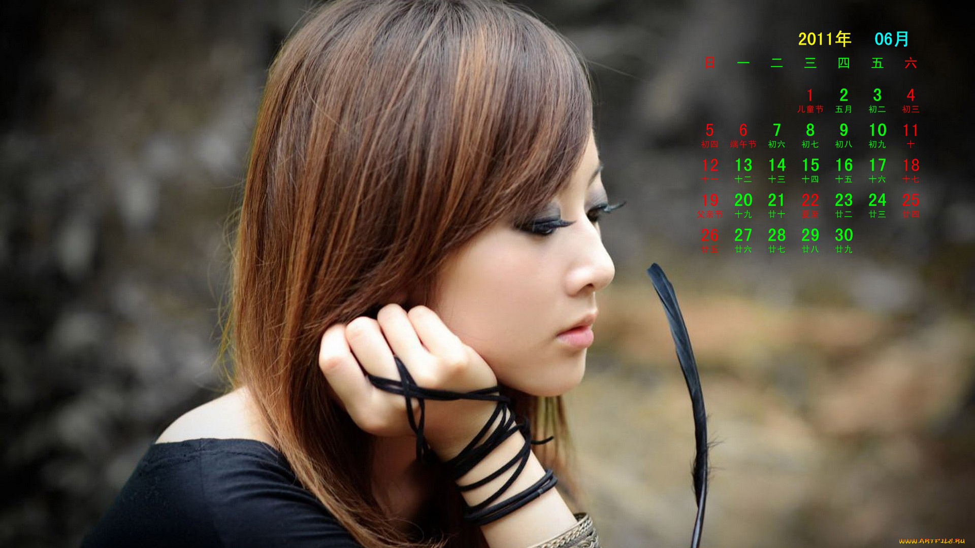 календари, девушки