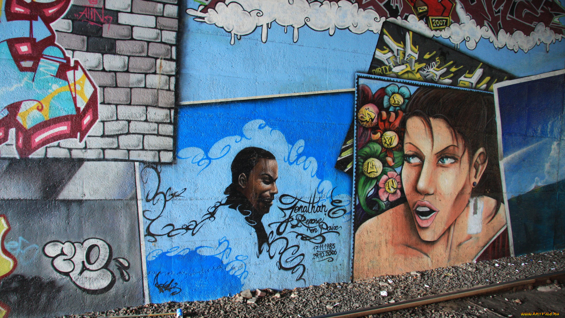 разное, граффити