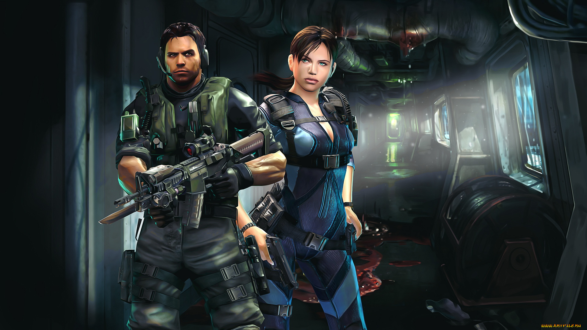 resident, evil, revelations, видео, игры, jill, valentine, parker, luciani