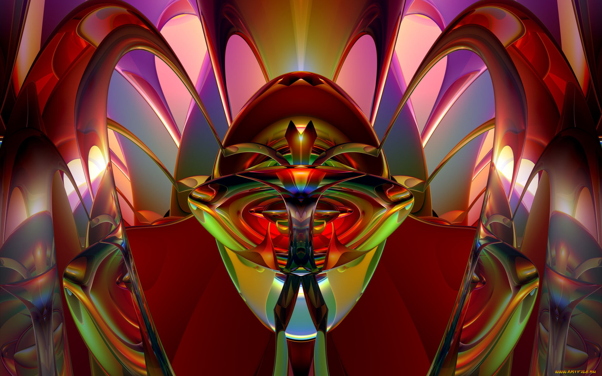 3д, графика, fractal, фракталы, абстракции