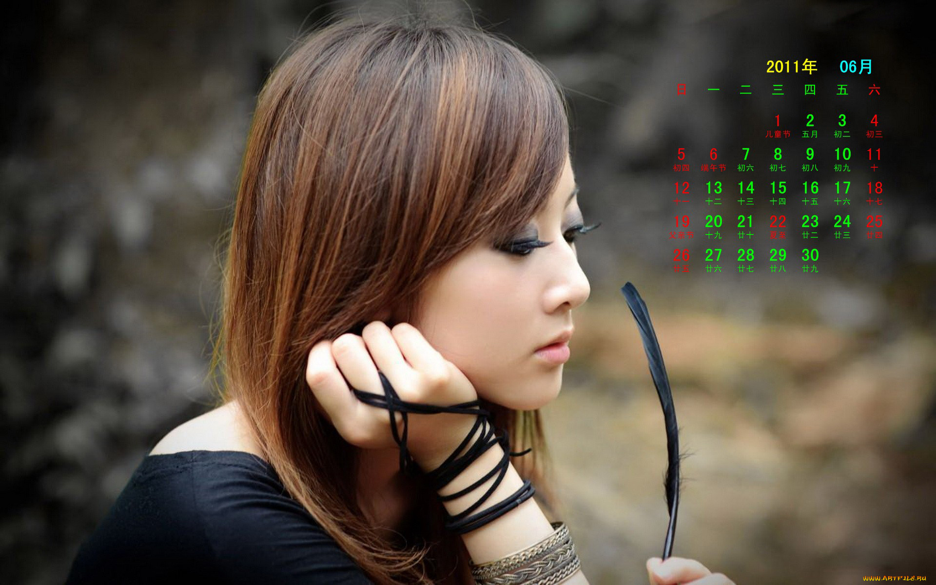 календари, девушки