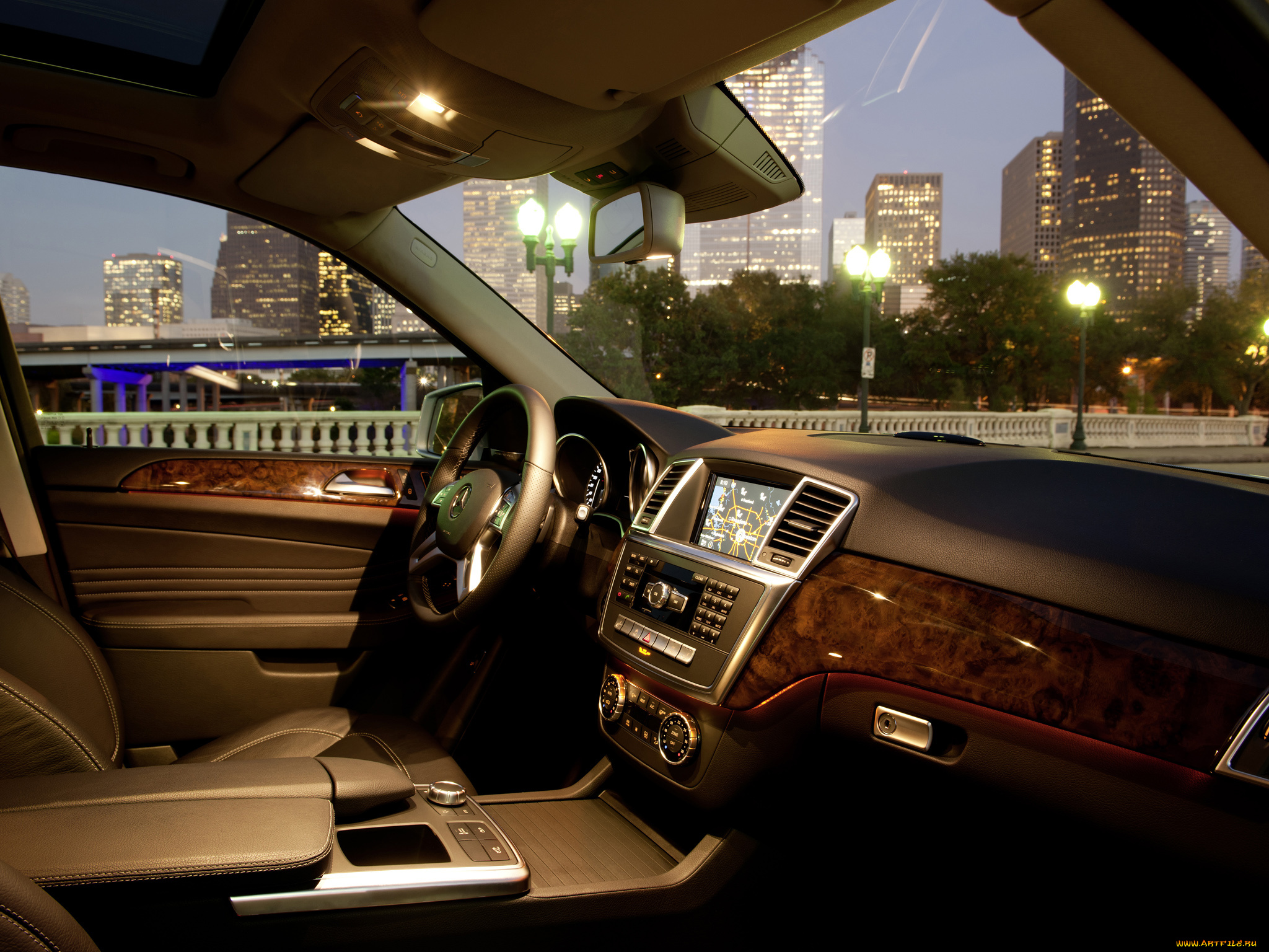 mercedes, benz, ml350, blueefficiency, w166, `2011, автомобили, спидометры, торпедо, mercedes-benz, интерьер