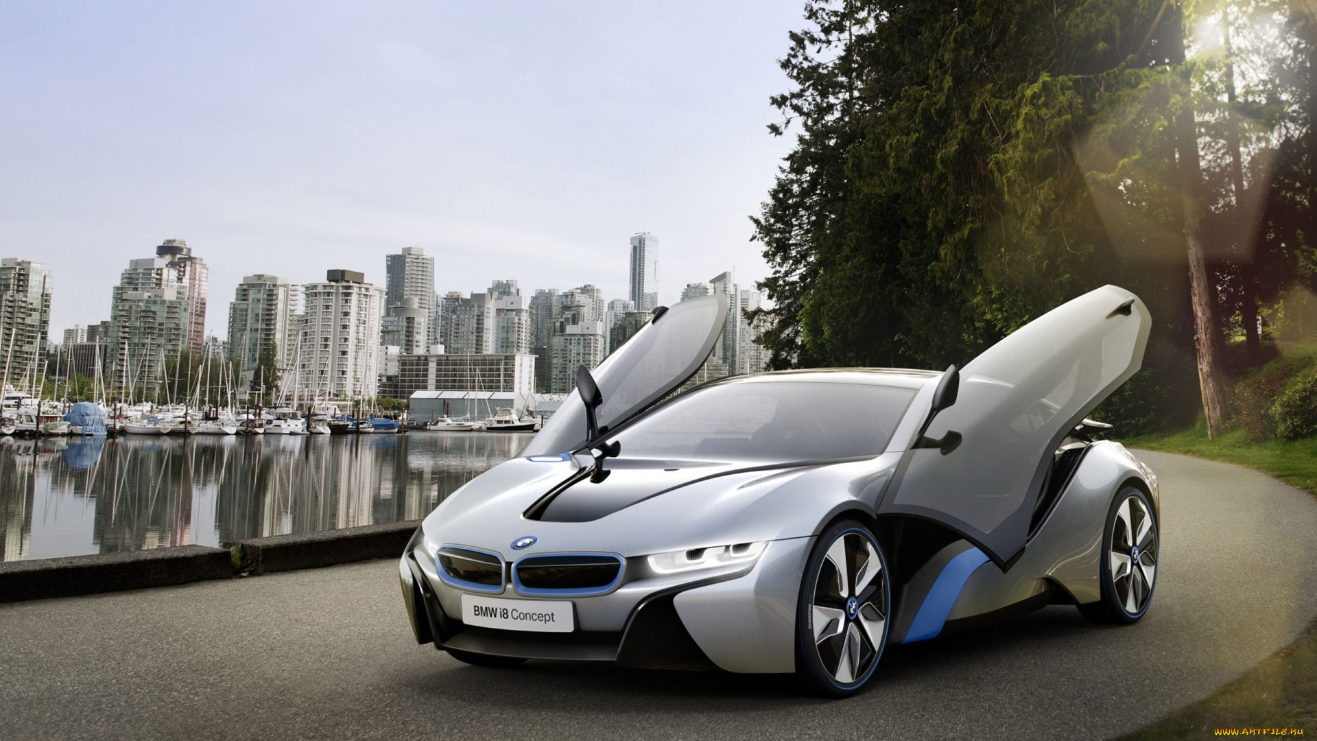 bmw, i8, автомобили, город, концепт, бмв