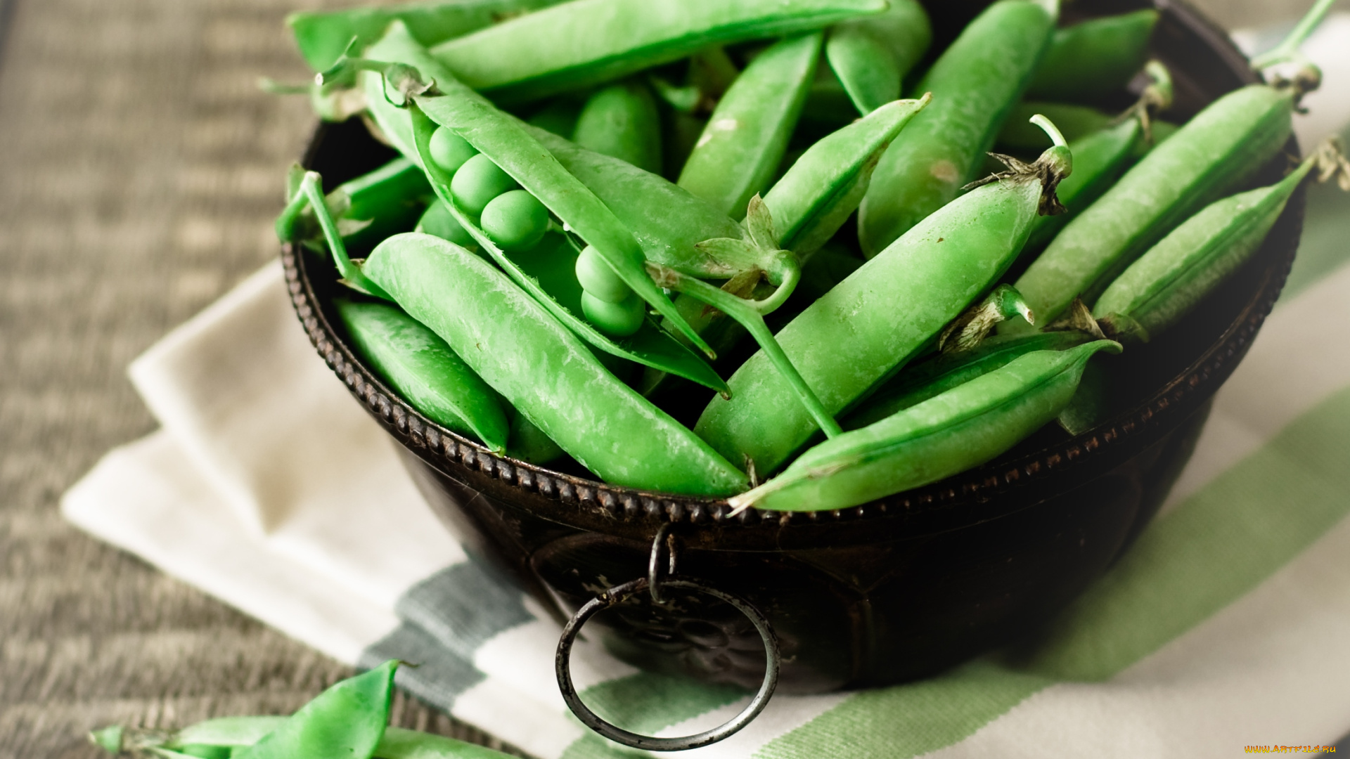 еда, бобовые, стручки, горох, зеленый