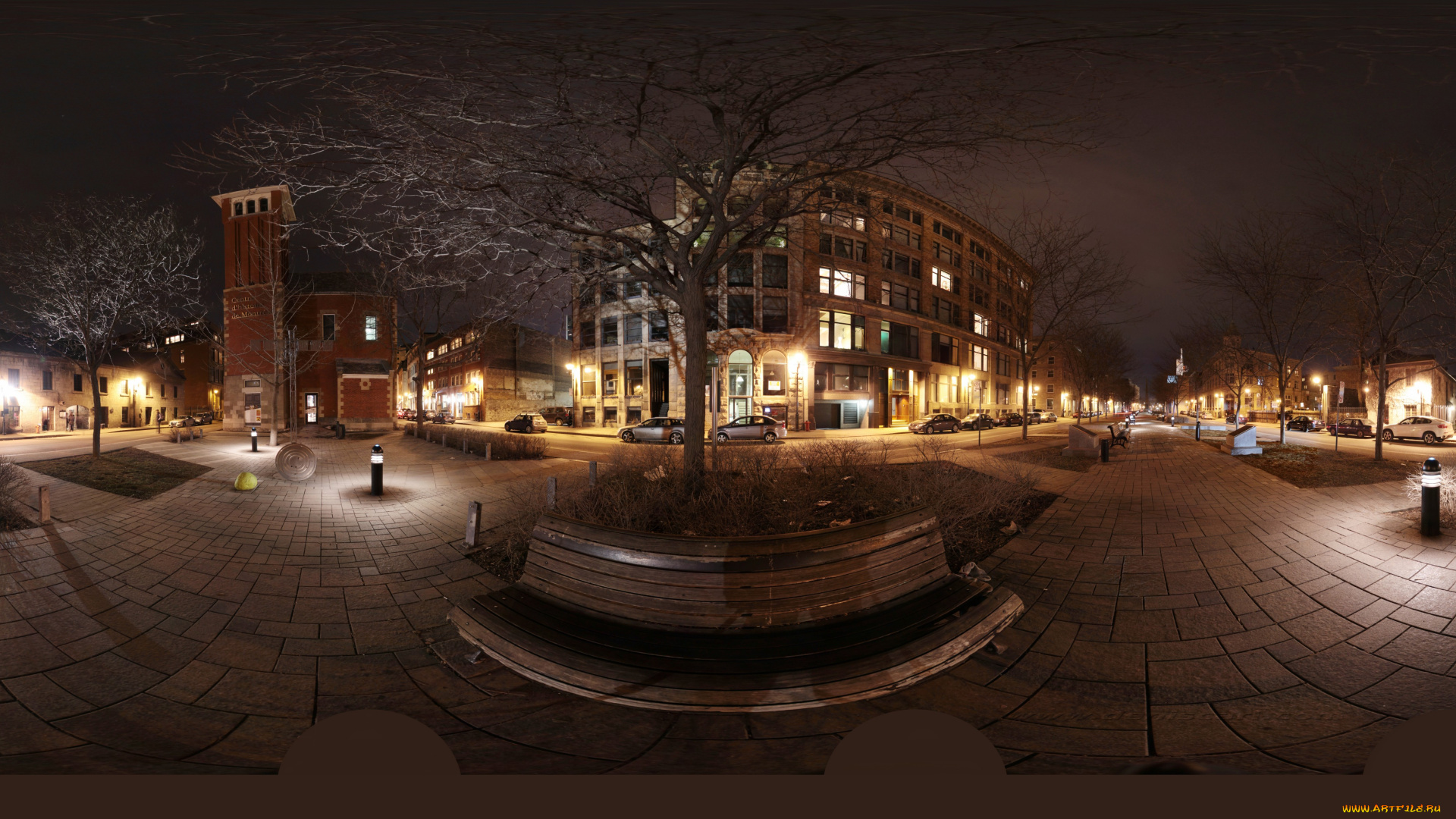 place, d`youville, города, улицы, площади, набережные, здания, площадь, деревья, montreal, canada