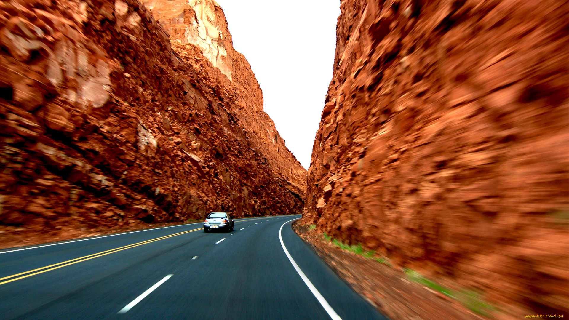 road, in, mountains, природа, дороги, автомобиль, трасса, горы
