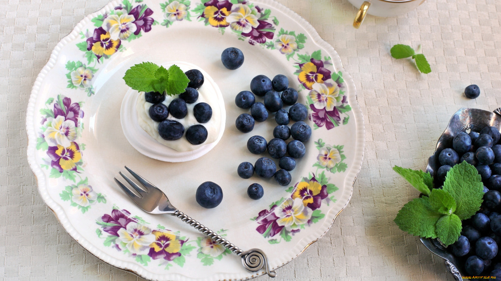 еда, голубика, черника