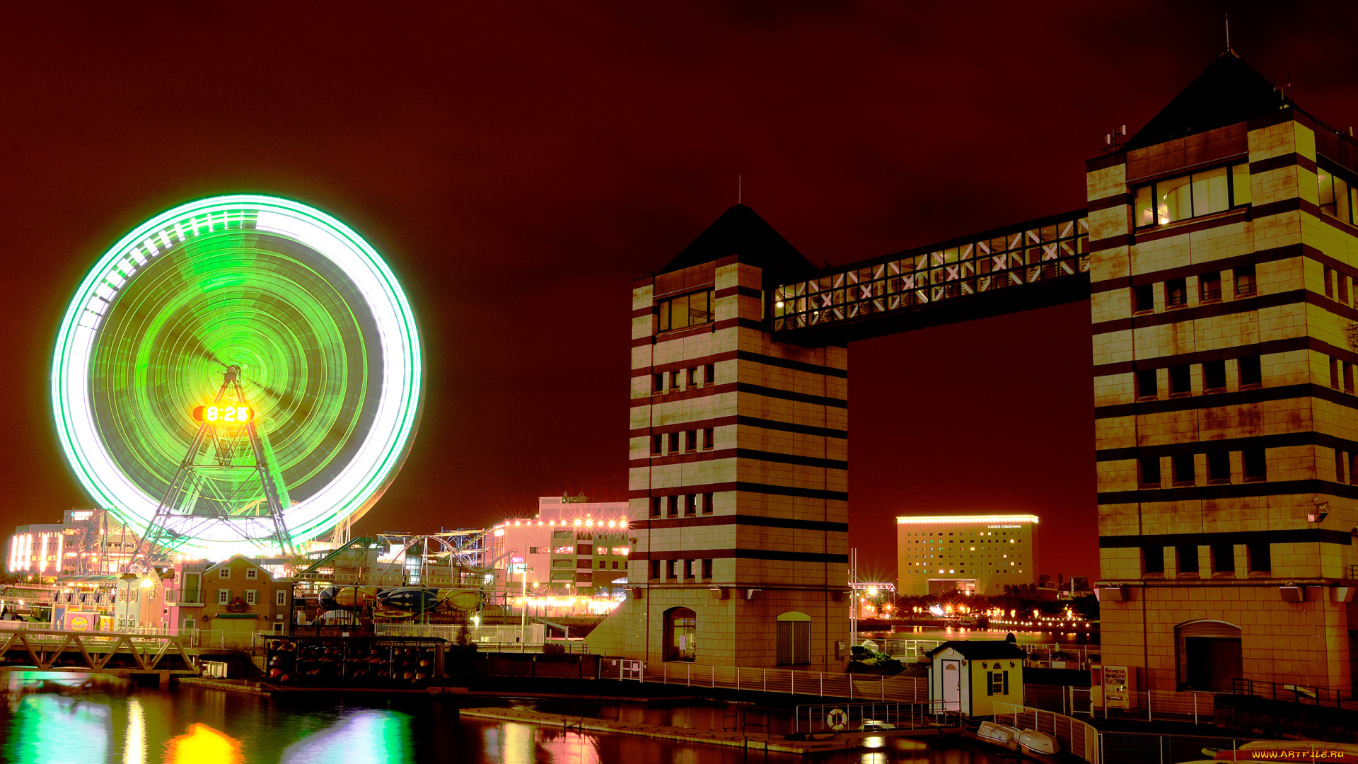 города, йокогама, Япония, yokohama, japan