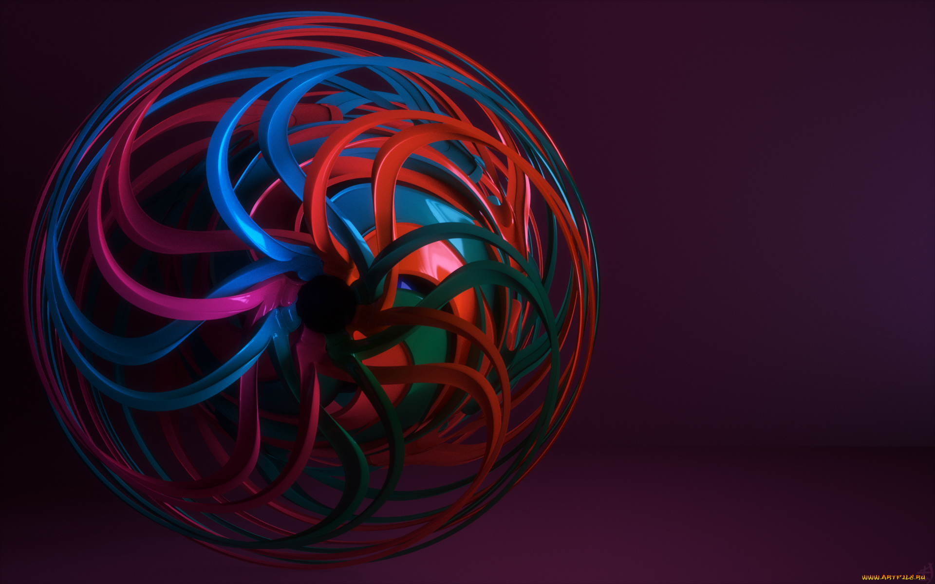 3д, графика, abstract, абстракции, полосы