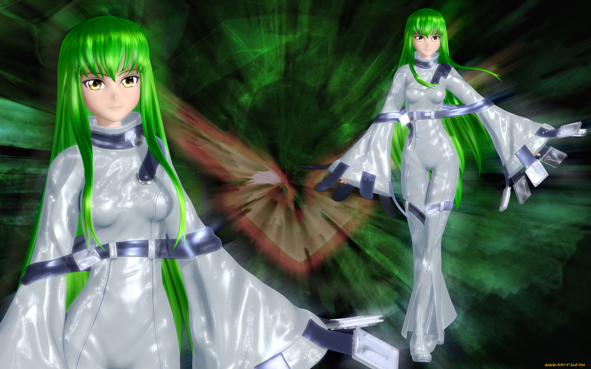 3д, графика, anime, аниме, девушки, волосы