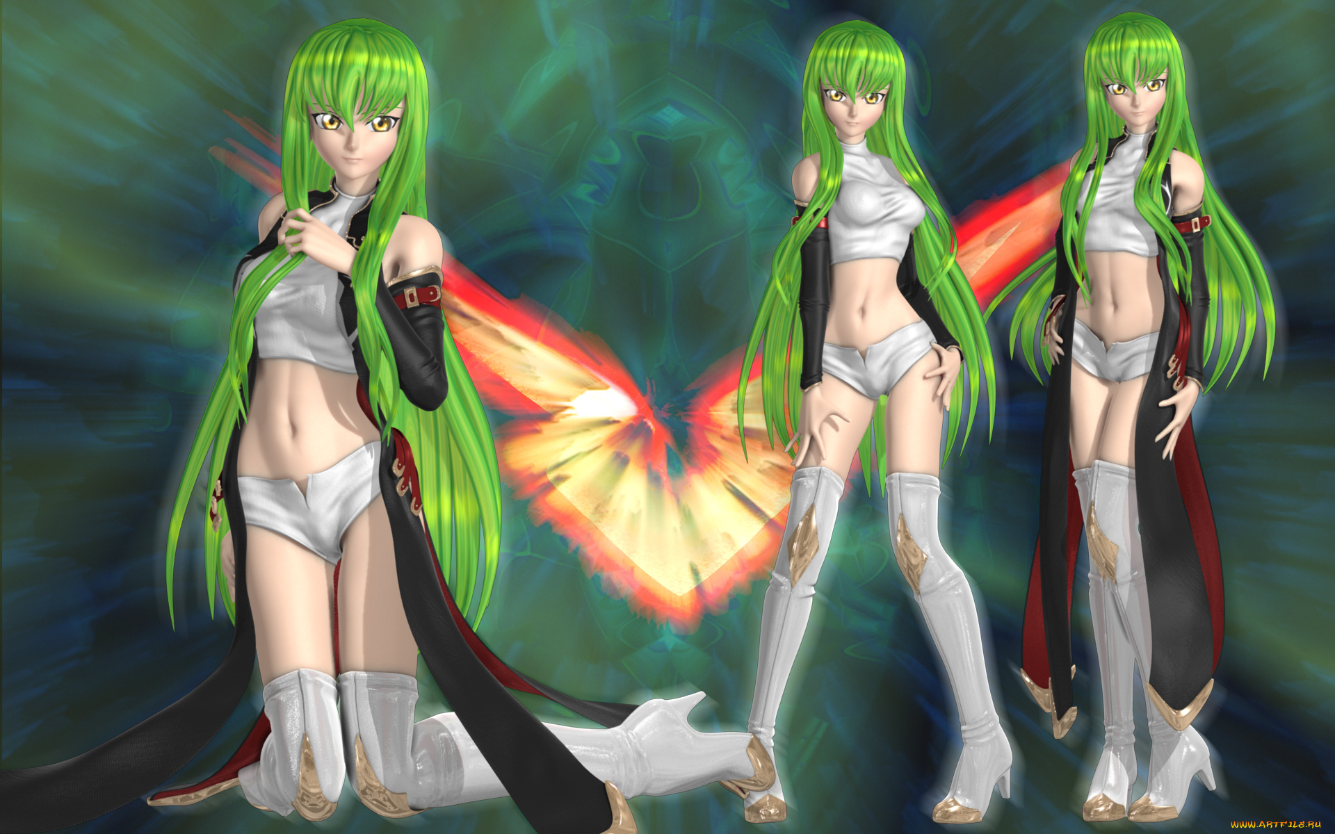 3д, графика, anime, аниме, волосы, девушки