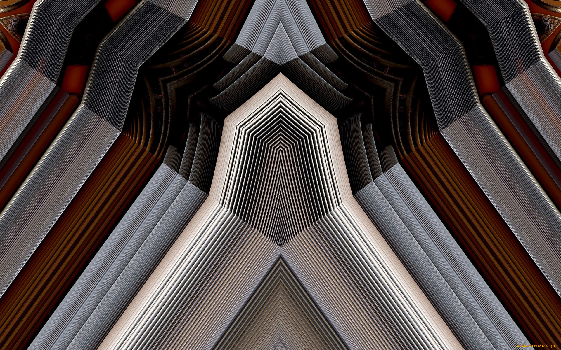 3д, графика, fractal, фракталы, полосы