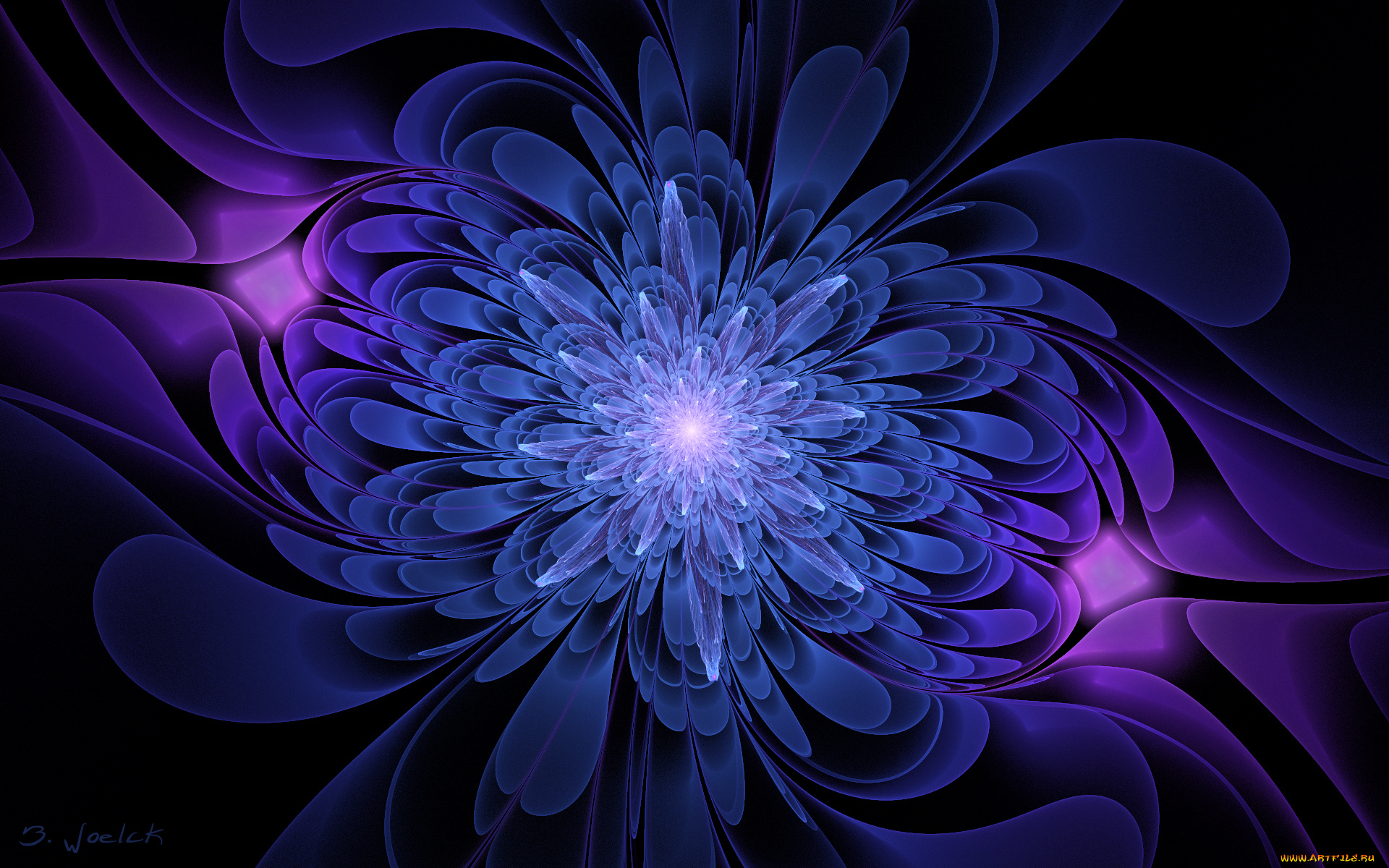 3д, графика, fractal, фракталы, узор