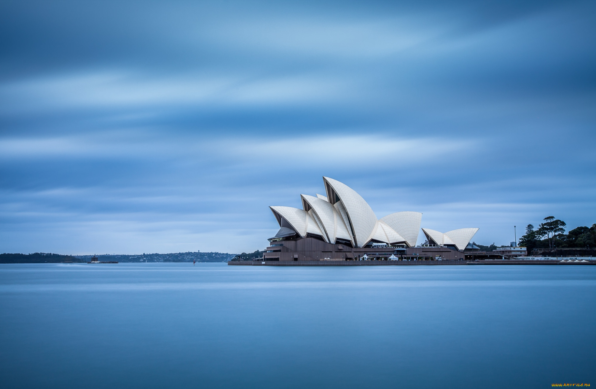 города, сидней, австралия, оперный, театр