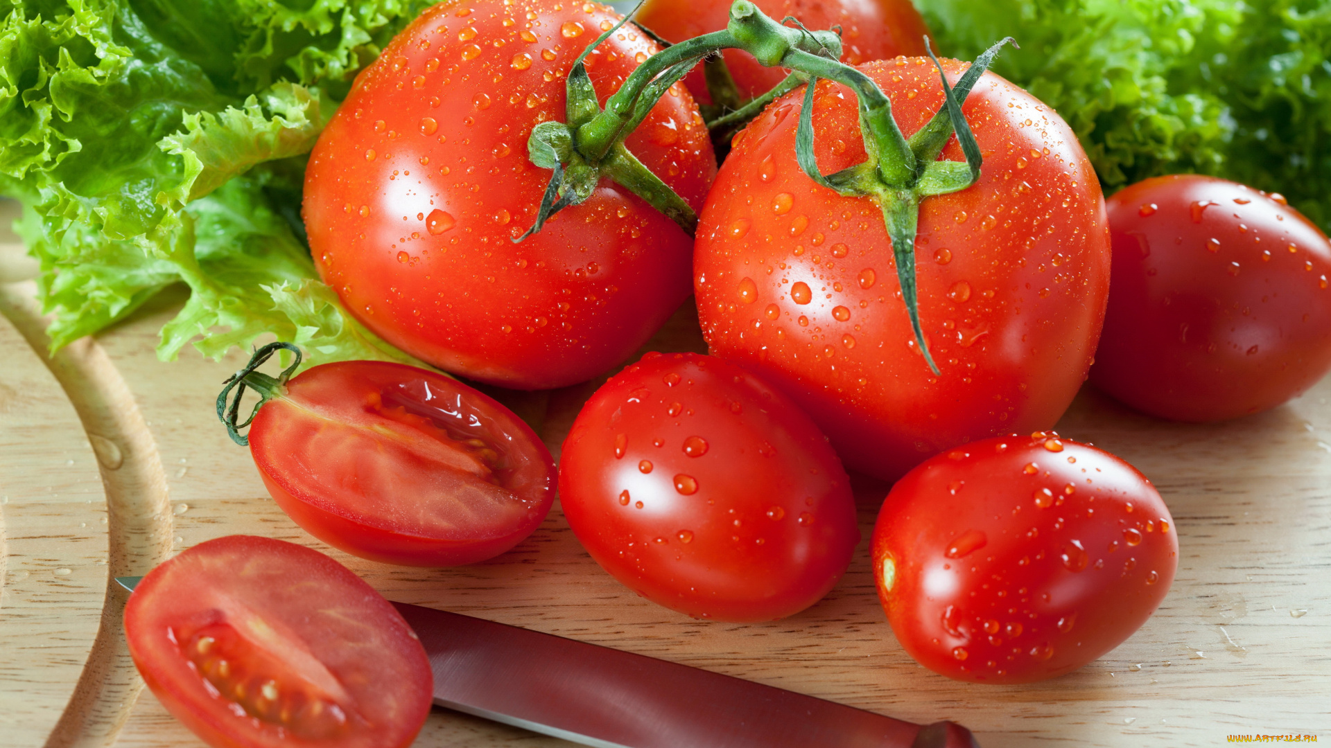 еда, помидоры, много