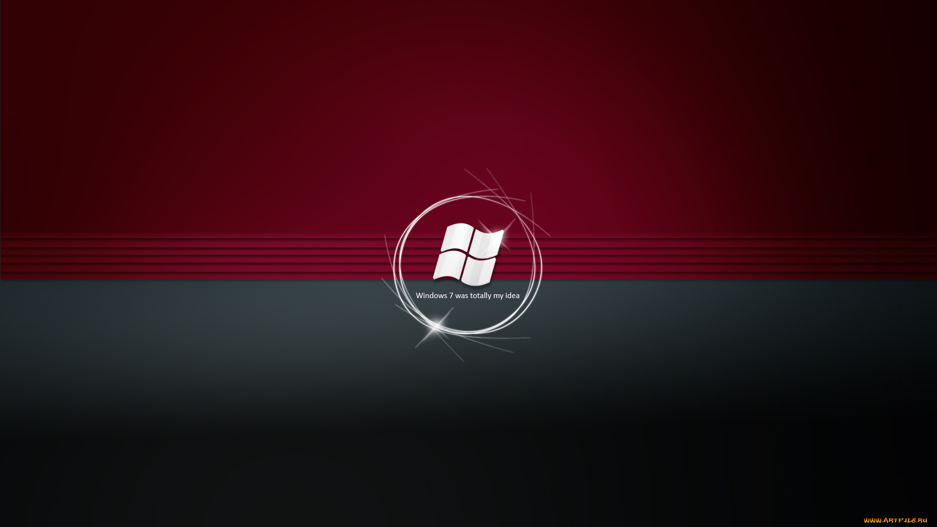 компьютеры, windows, 7, , vienna, логотип, фон