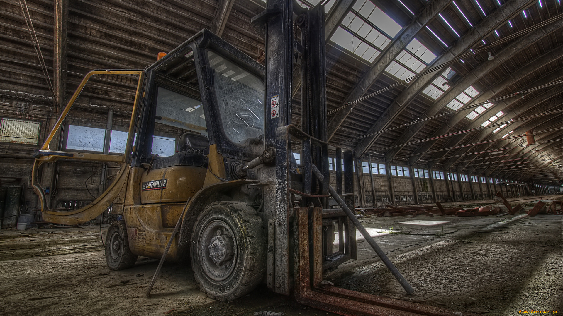 техника, автопогрузчики, погрузчик, автокар, цех