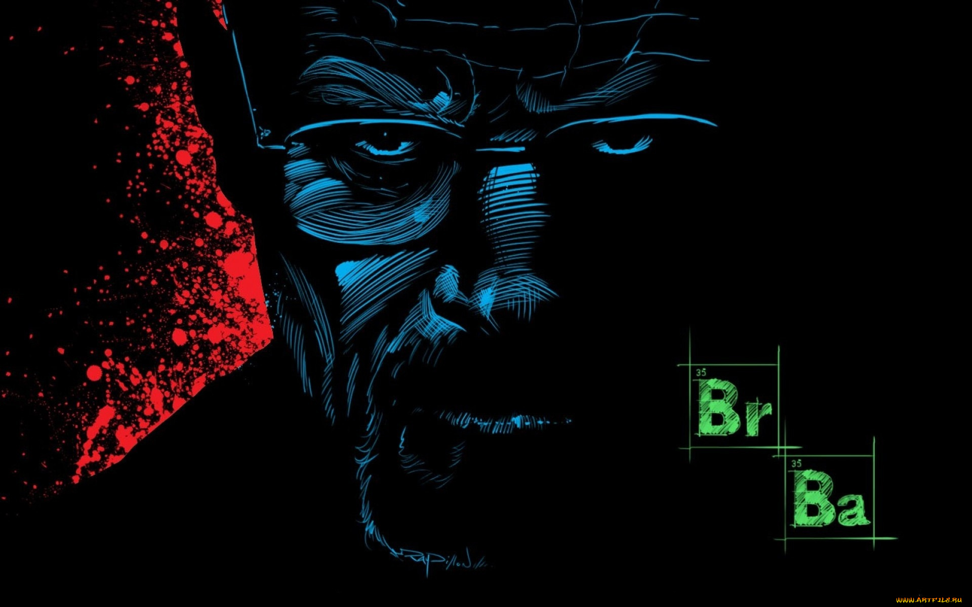 рисованные, кино, breaking, bad