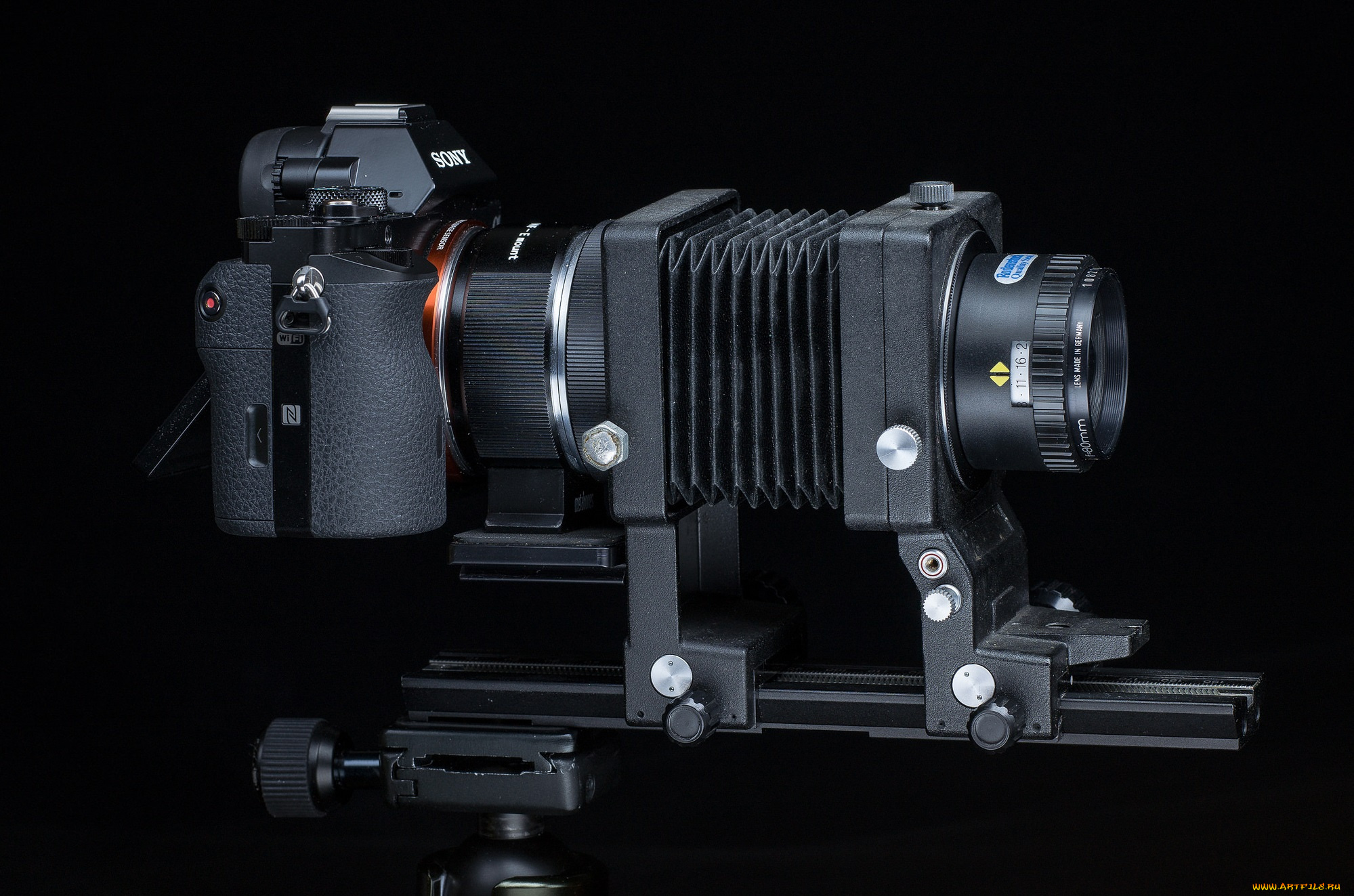 бренды, sony, фотокамера, объектив, штатив