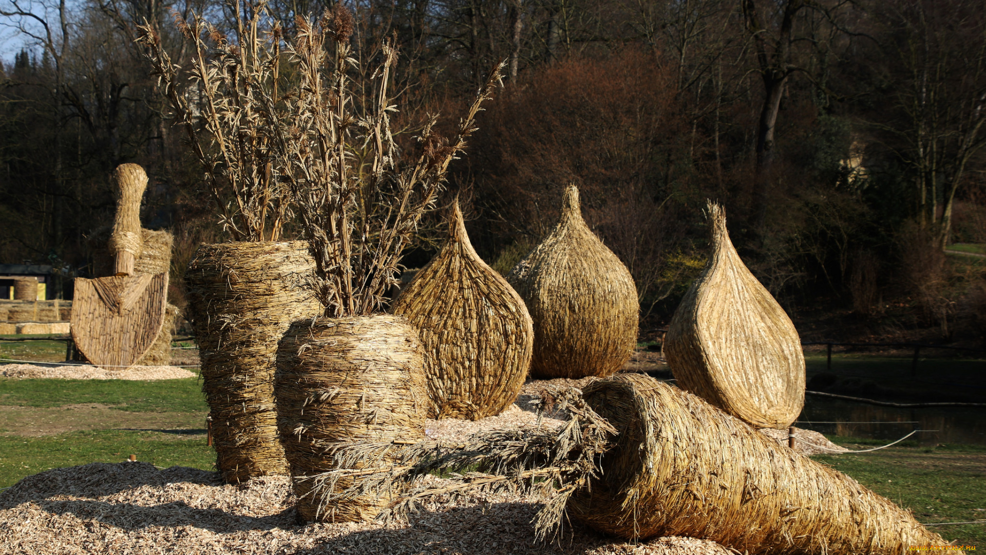 разное, ремесла, , поделки, , рукоделие, изделия, сено, лук, овощи, морковь, фигуры