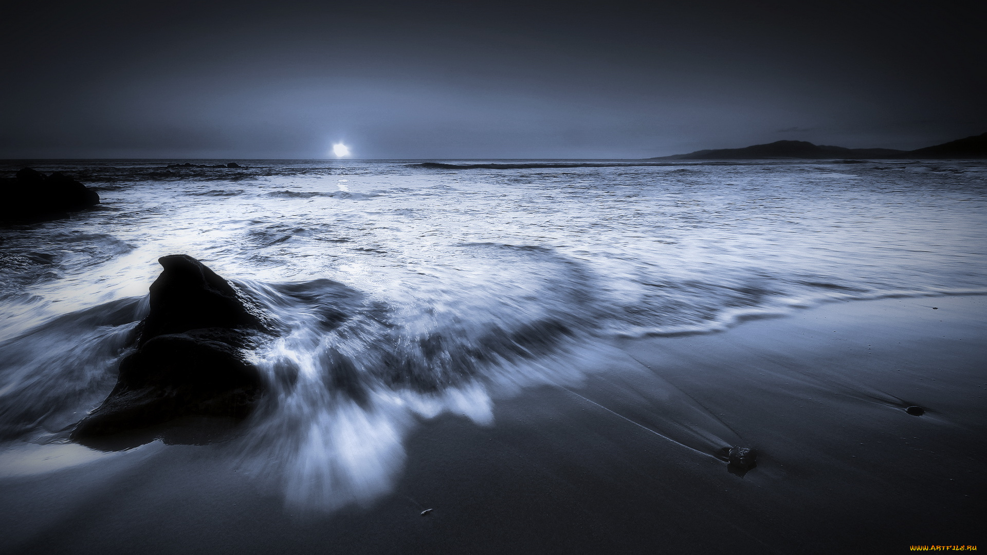 природа, побережье, камни, море