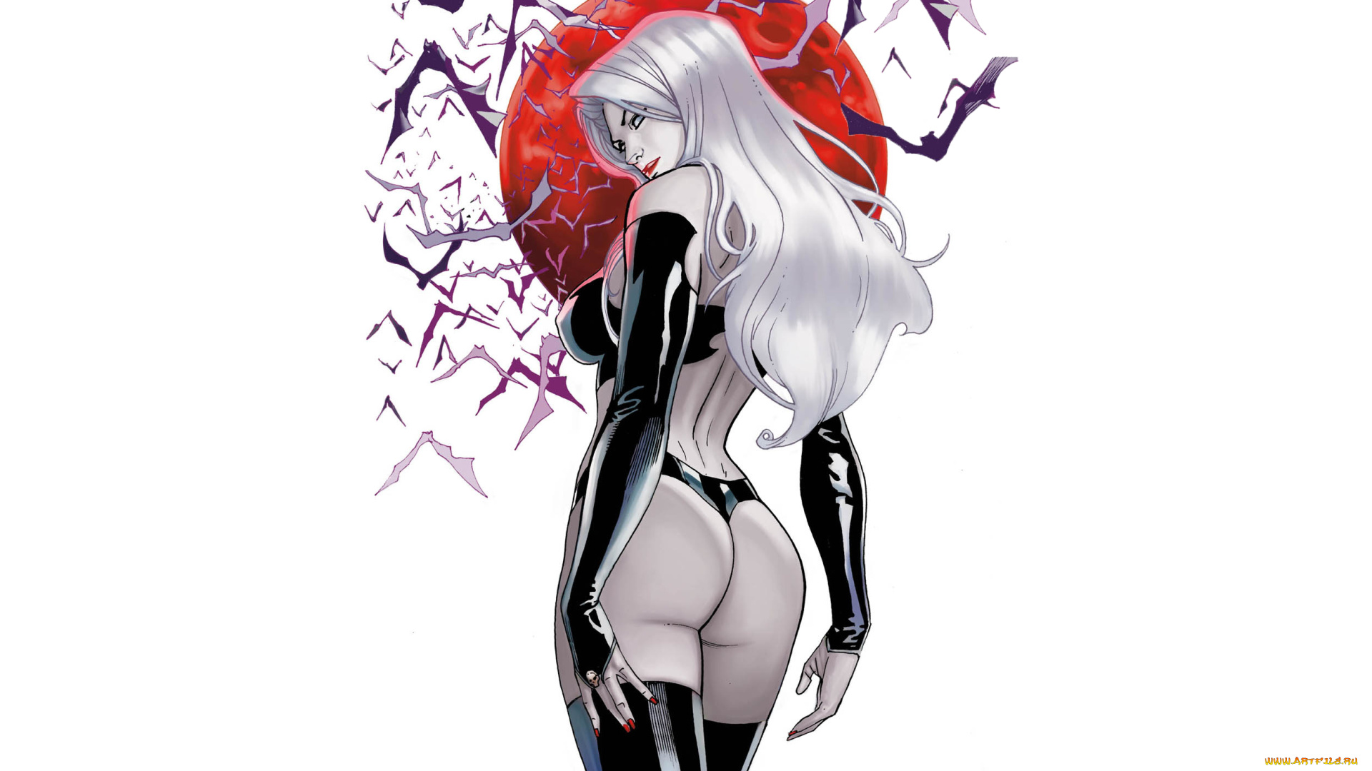 рисованное, комиксы, фон, девушка, мышь, униформа