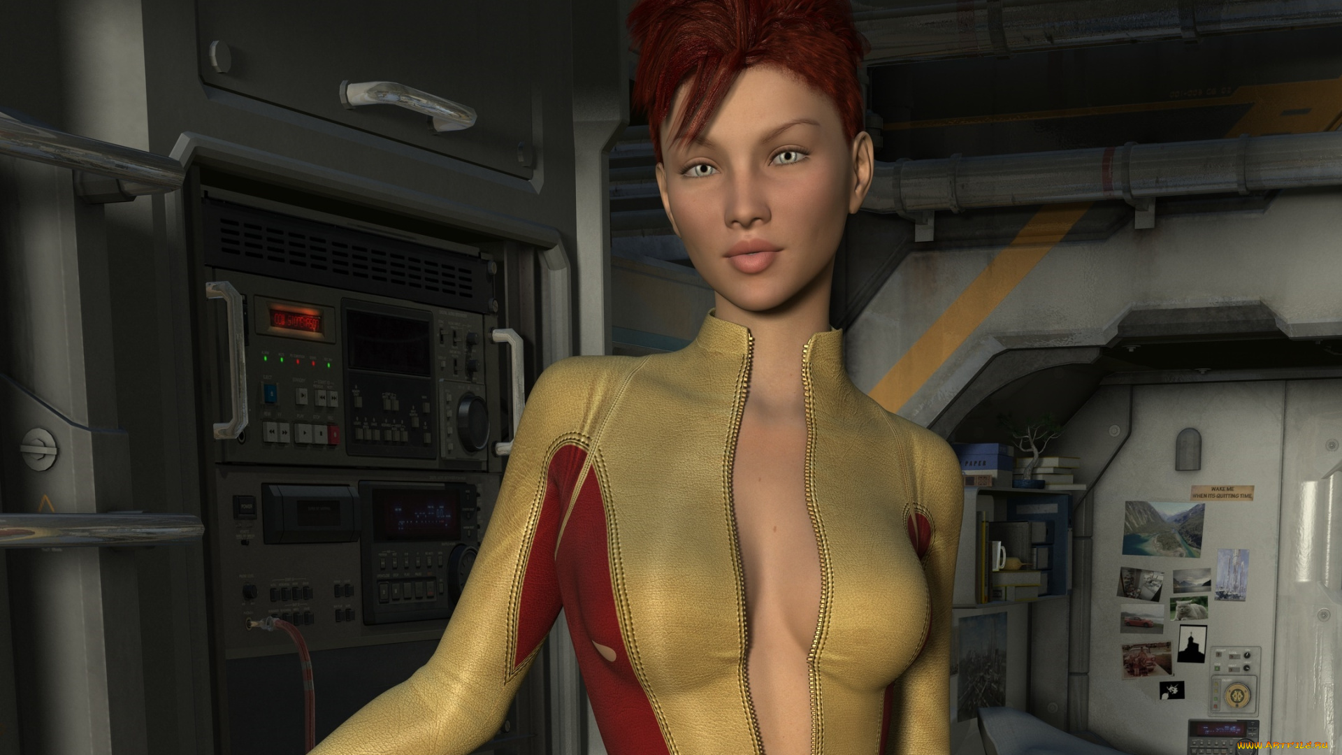 3д, графика, фантазия, , fantasy, взгляд, фон, девушка