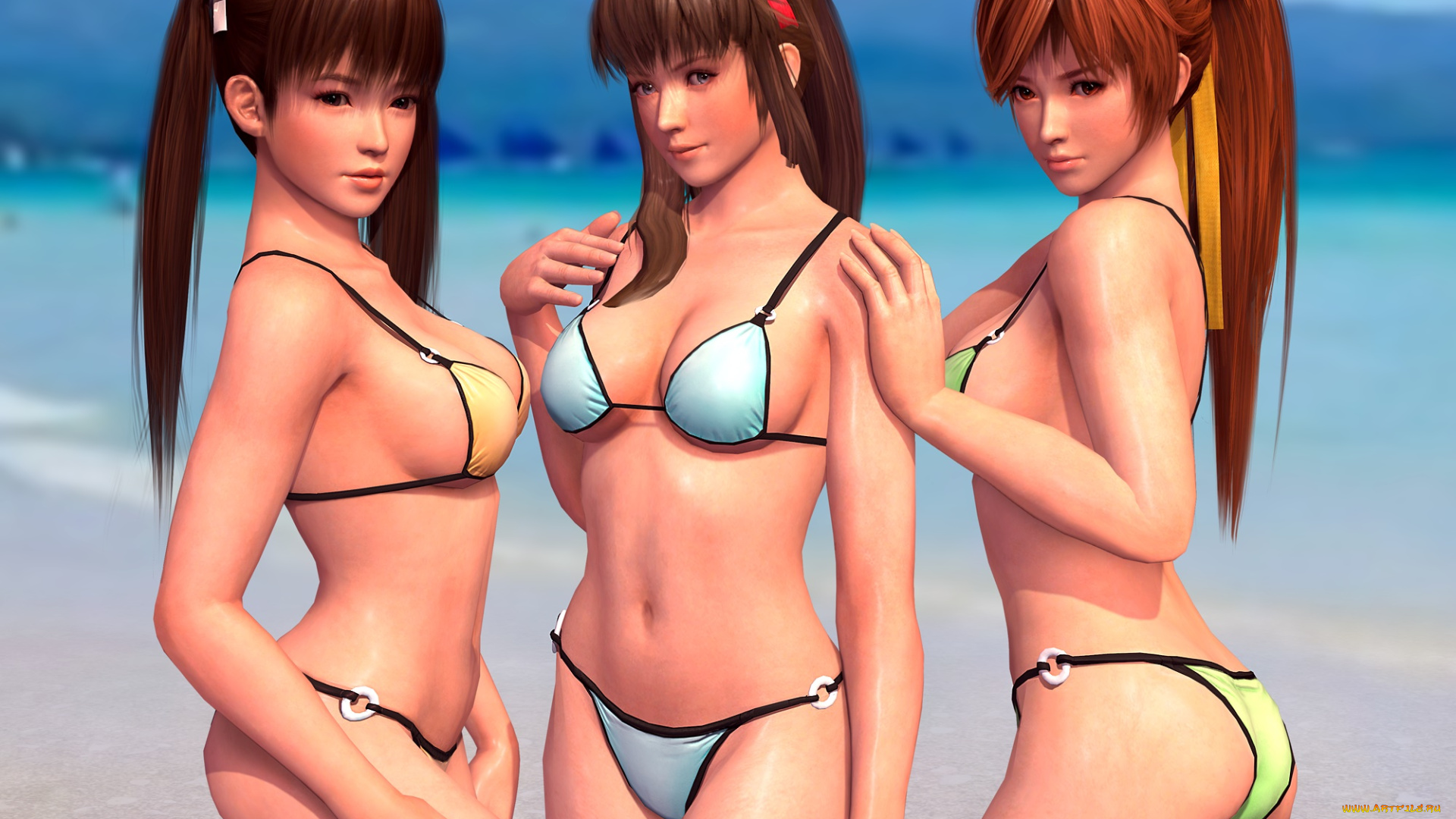 3д, графика, люди, , people, девушки, фон, взгляд