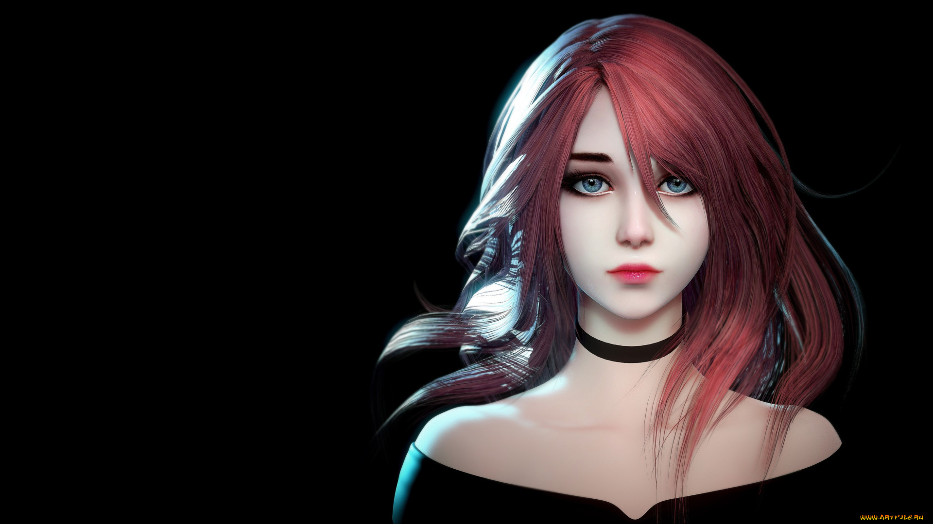 3д, графика, портрет, , portraits, девушка, рендеринг, портрет, jd, styles