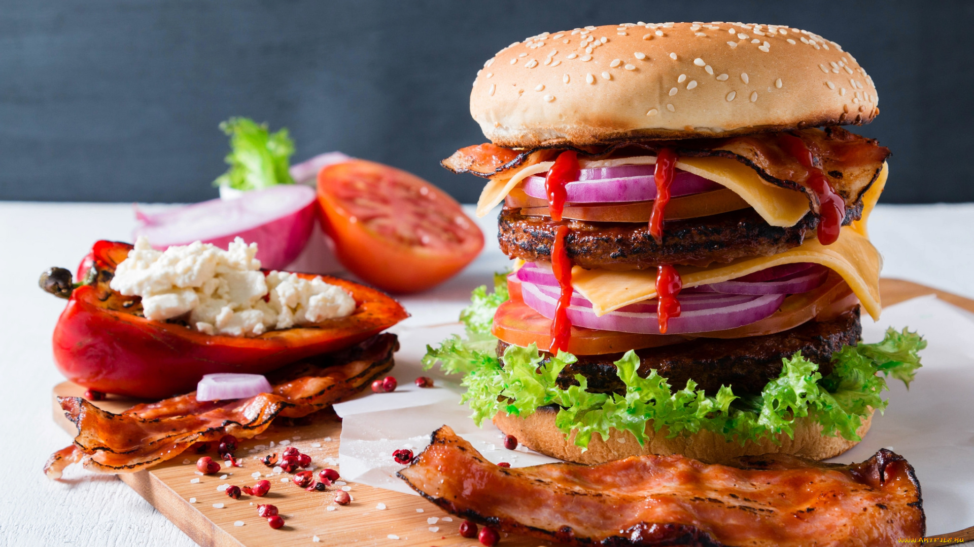 еда, бутерброды, , гамбургеры, , канапе, бутер