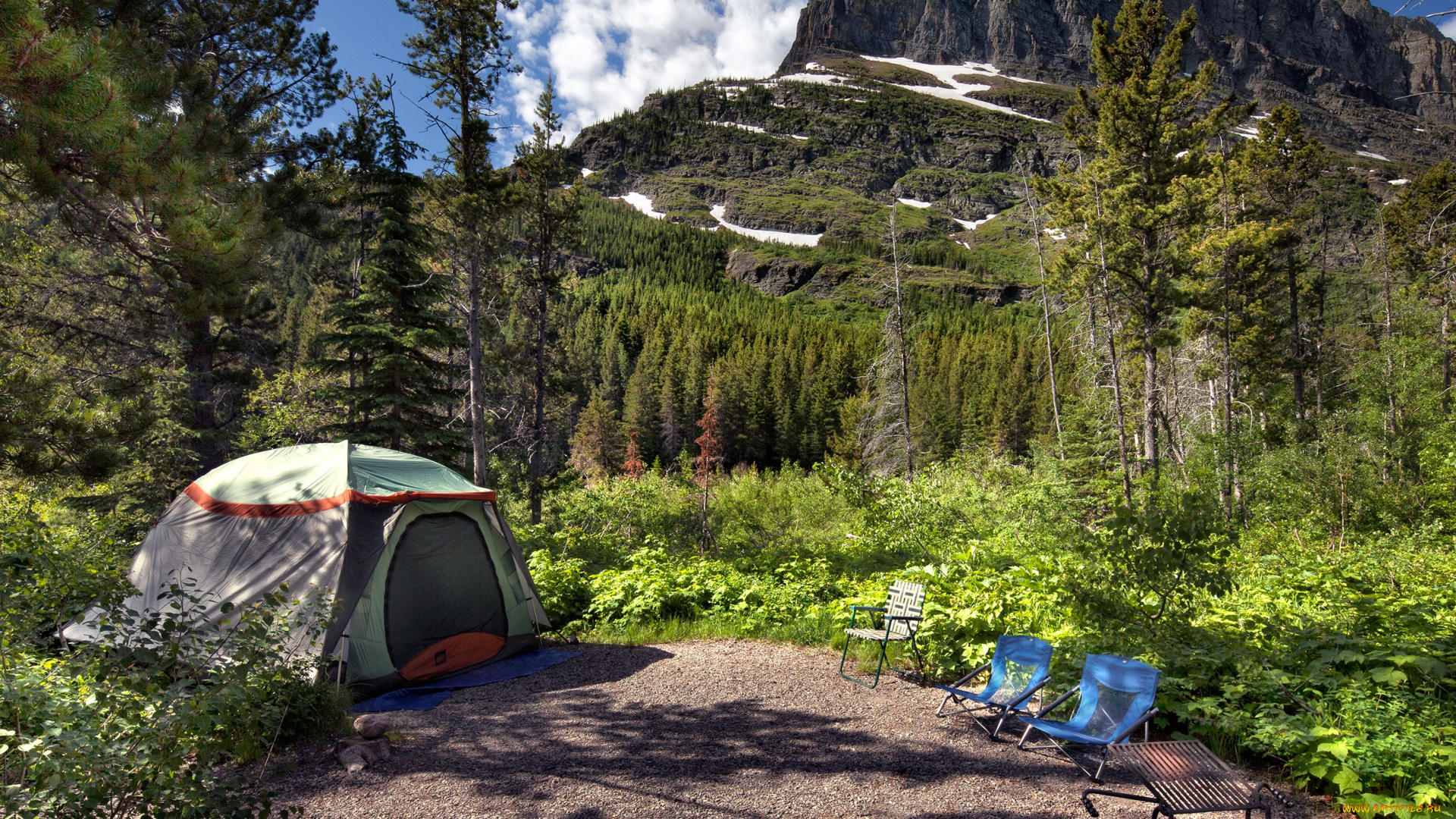 природа, горы, бивак