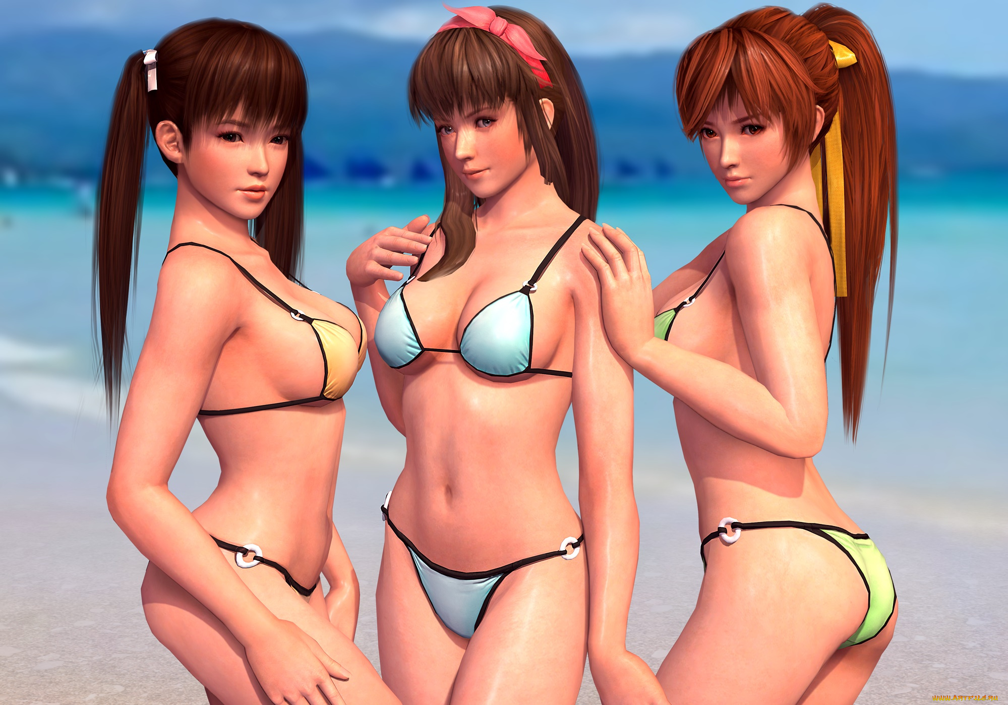 3д, графика, люди, , people, девушки, фон, взгляд