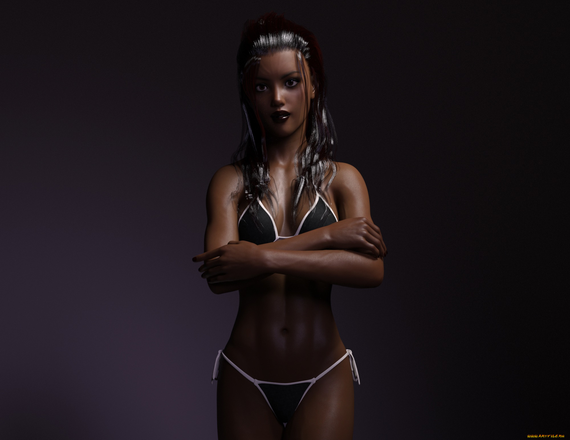 3д, графика, люди, , people, девушка, взгляд, фон