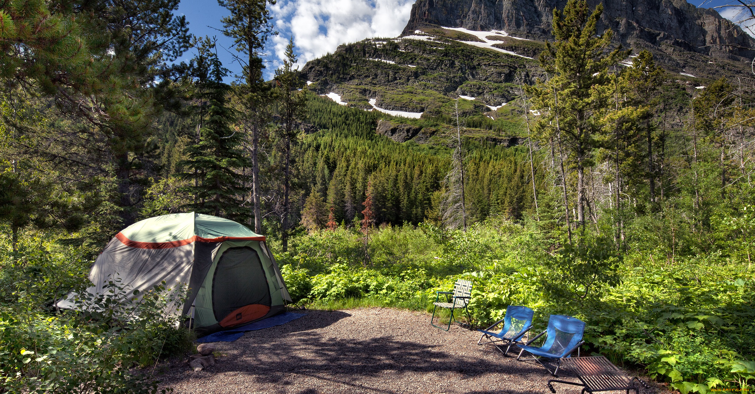 природа, горы, бивак