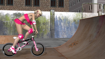 Картинка 3д+графика спорт+ sport девушка взгляд фон