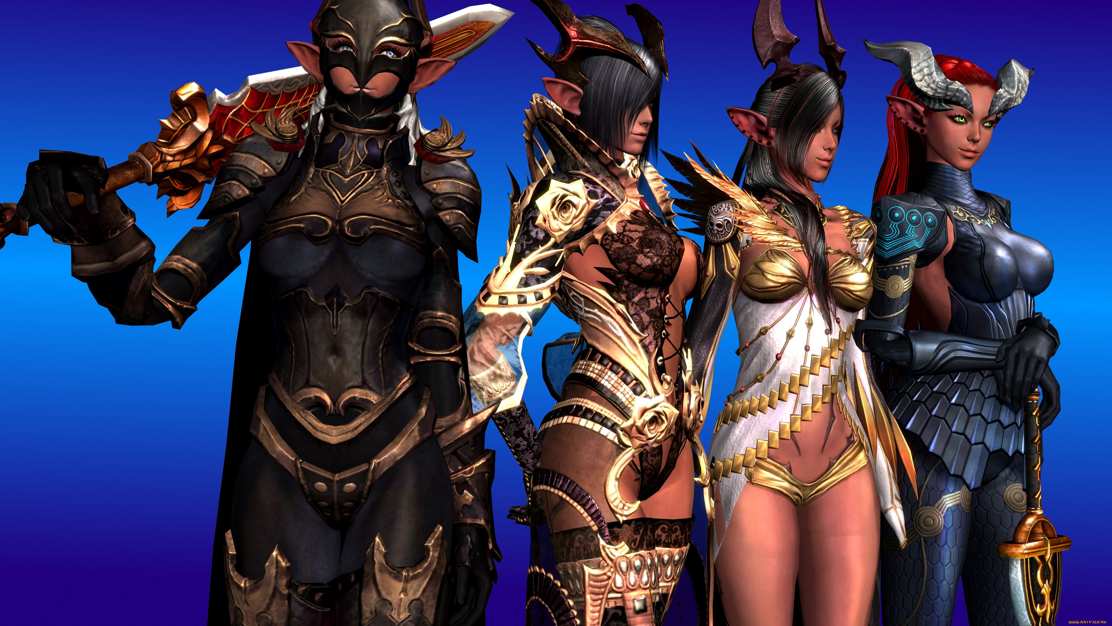 3д, графика, существа, , creatures, кастаники, взгляд, фон